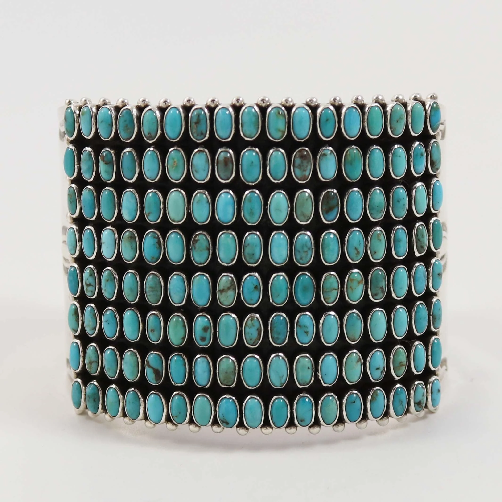 Kingman Turquoise Row Cuff - Image 2