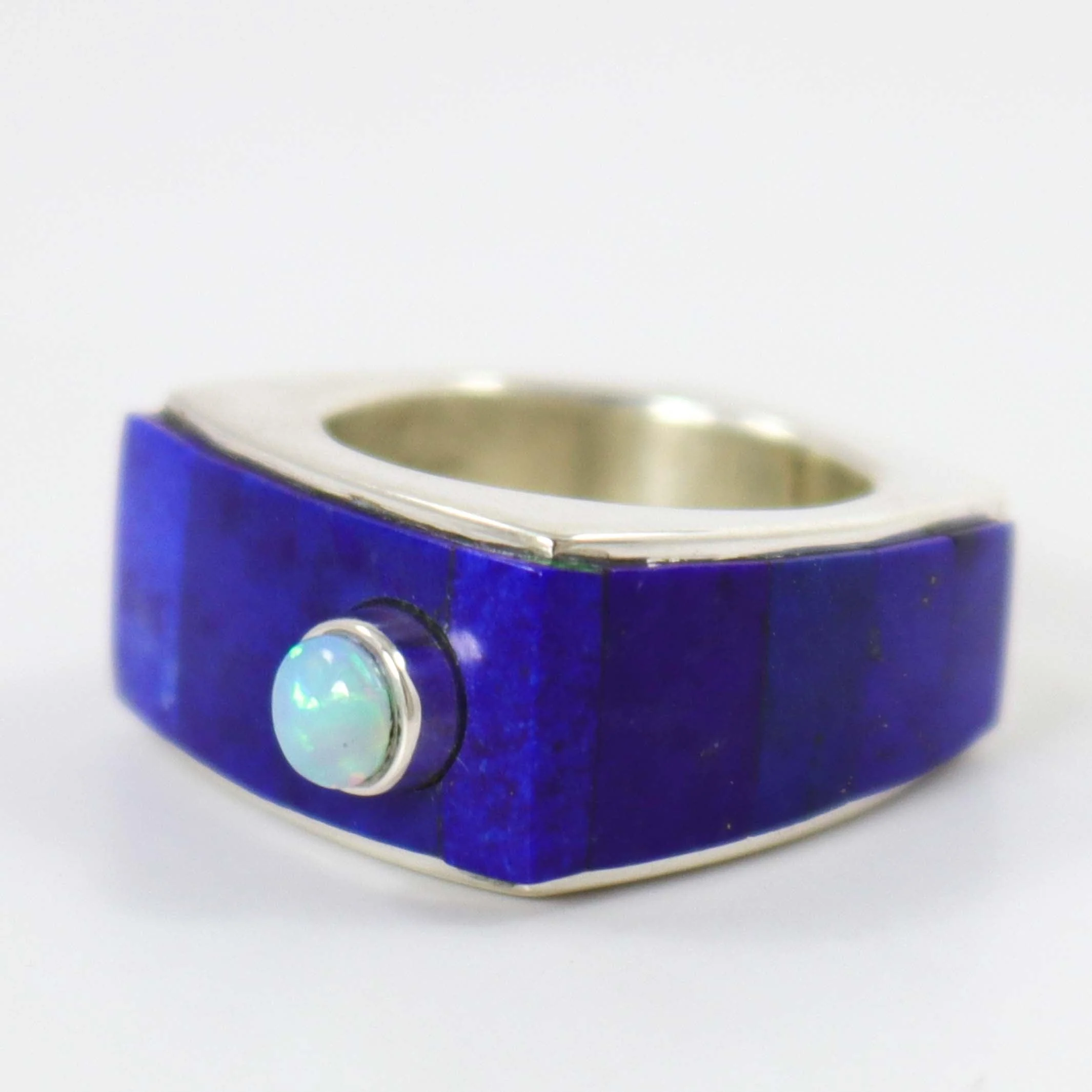 Lapis and Opal Ring - Image 4