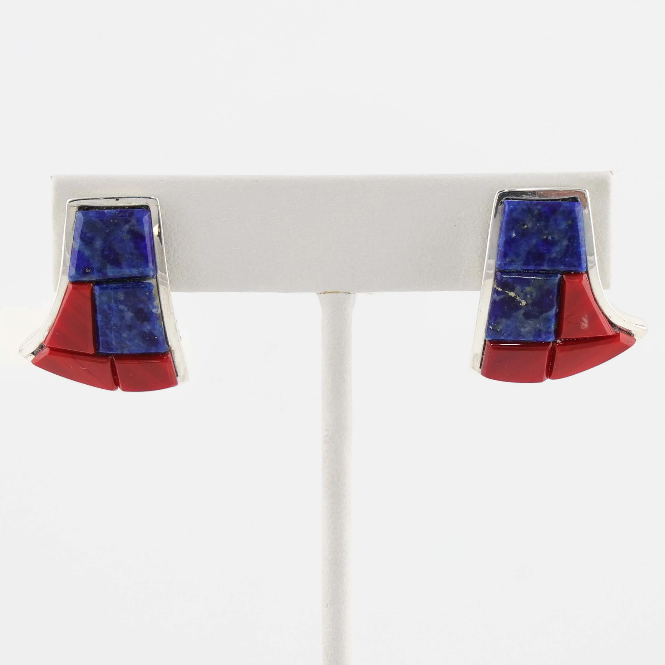 Lapis and Rosarita Earrings