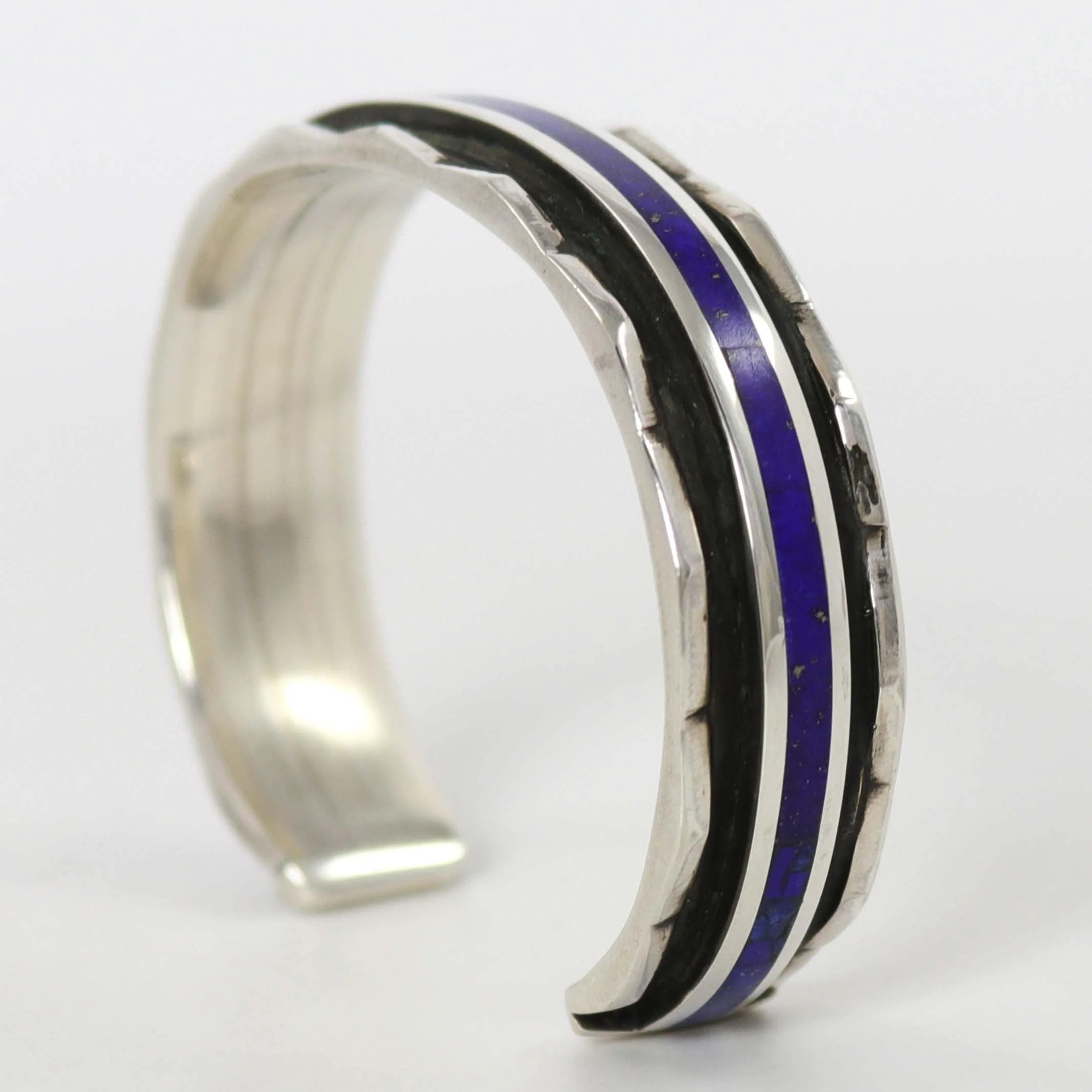 Lapis Inlay Cuff - Image 3