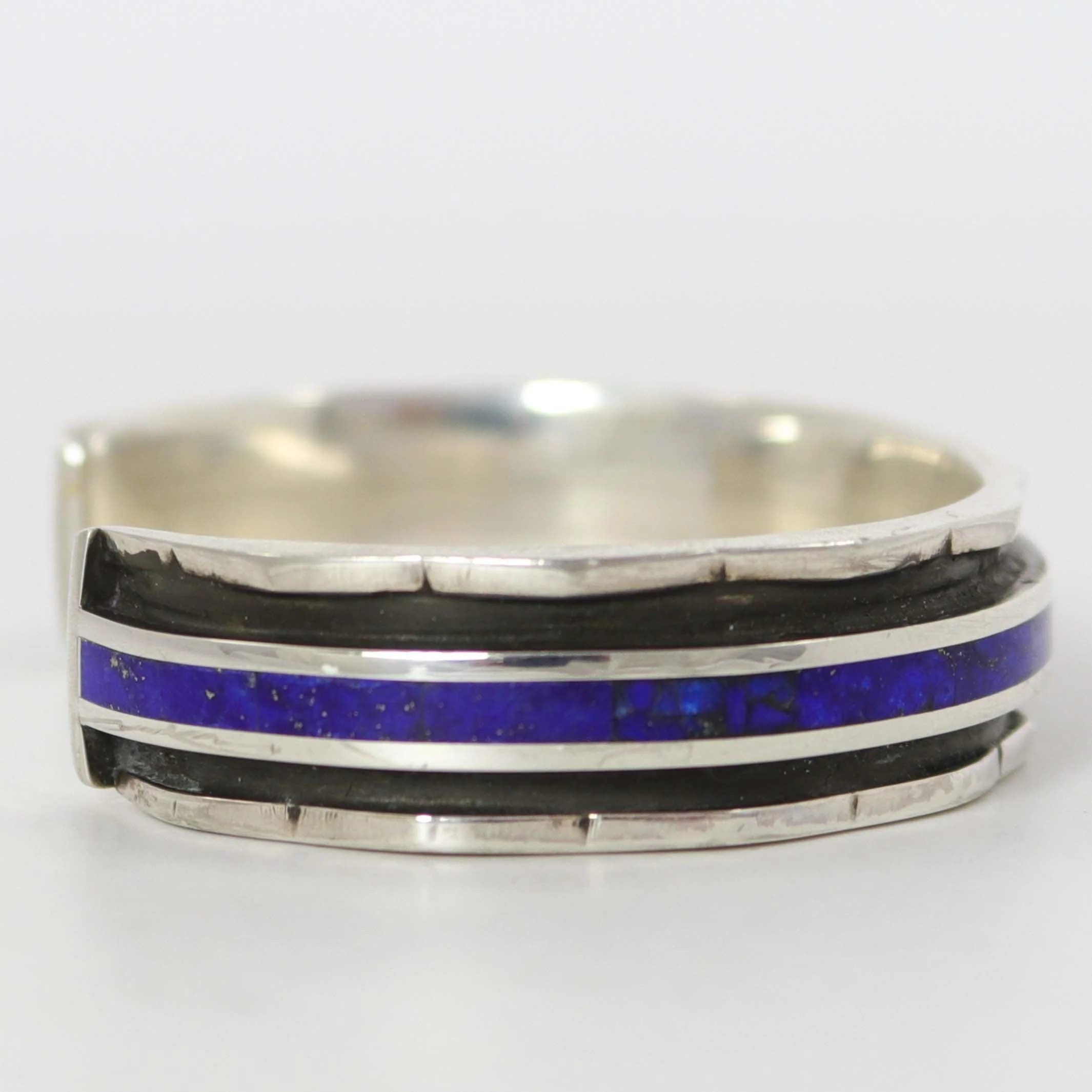 Lapis Inlay Cuff - Image 5