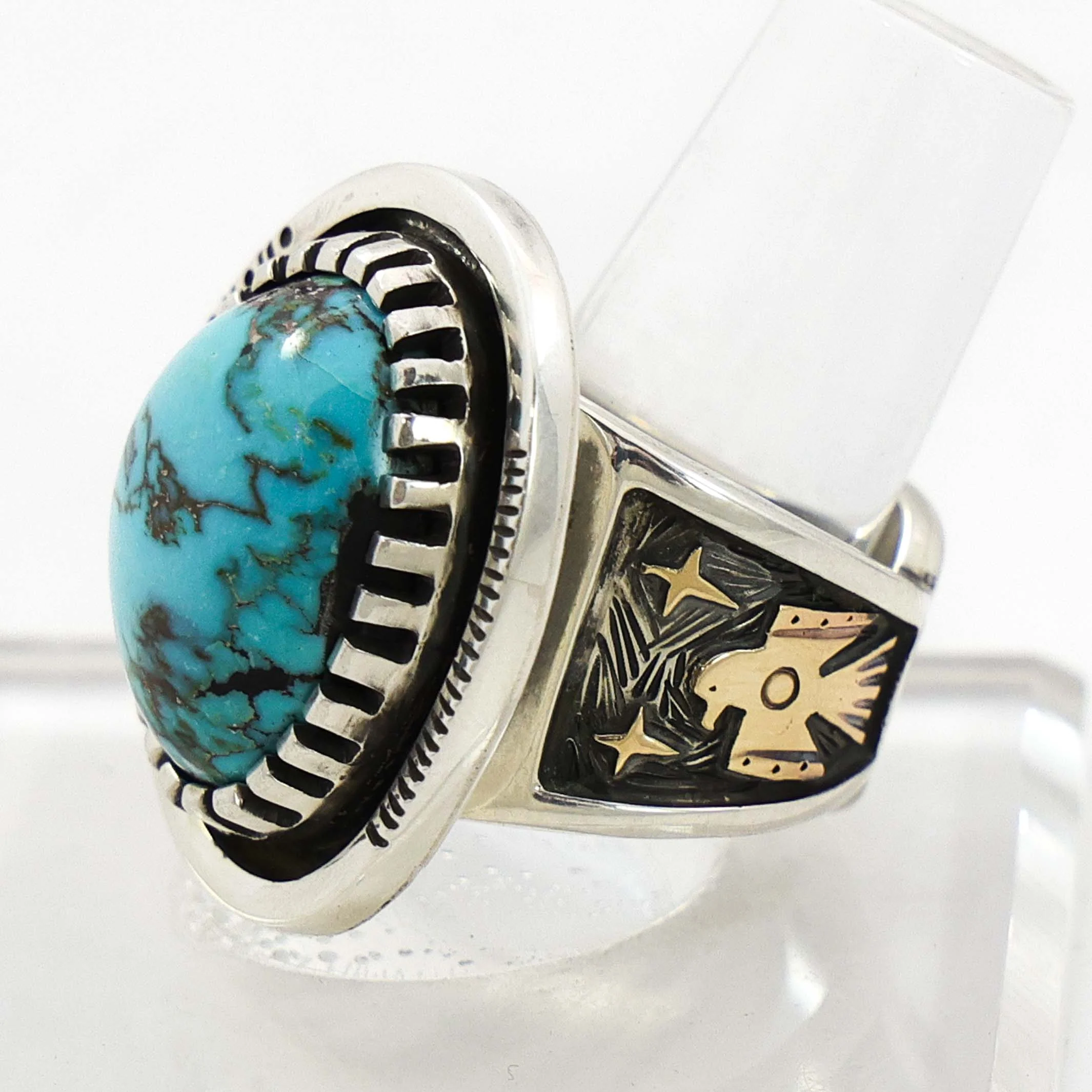 Lone Mountain Turquoise Ring - Image 3