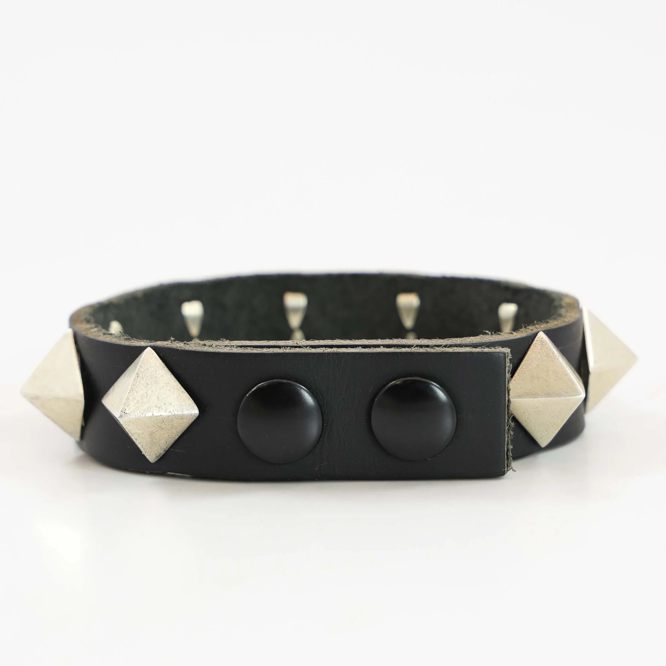 Metalhead Leather Bracelet - Image 4
