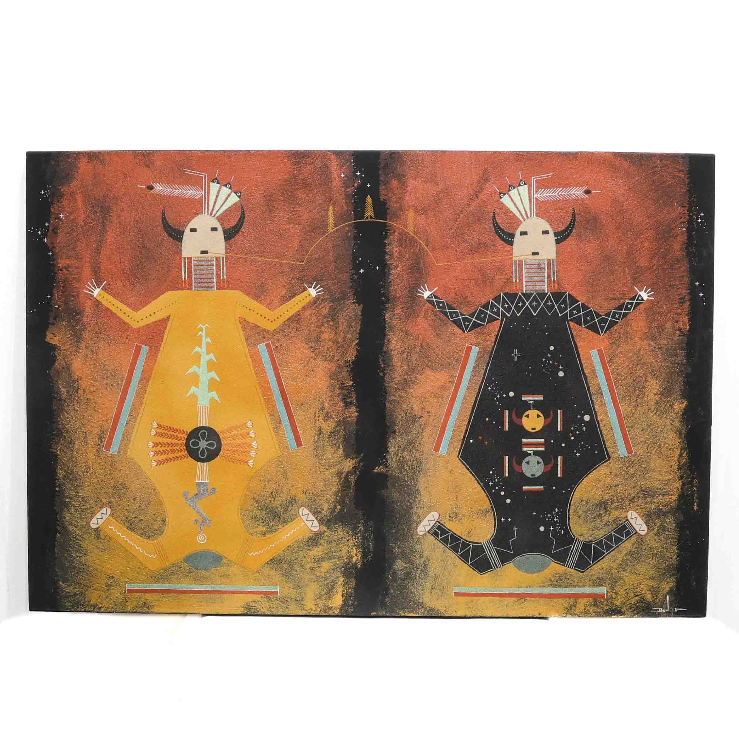Mother Earth and Father Sky Sandpainting