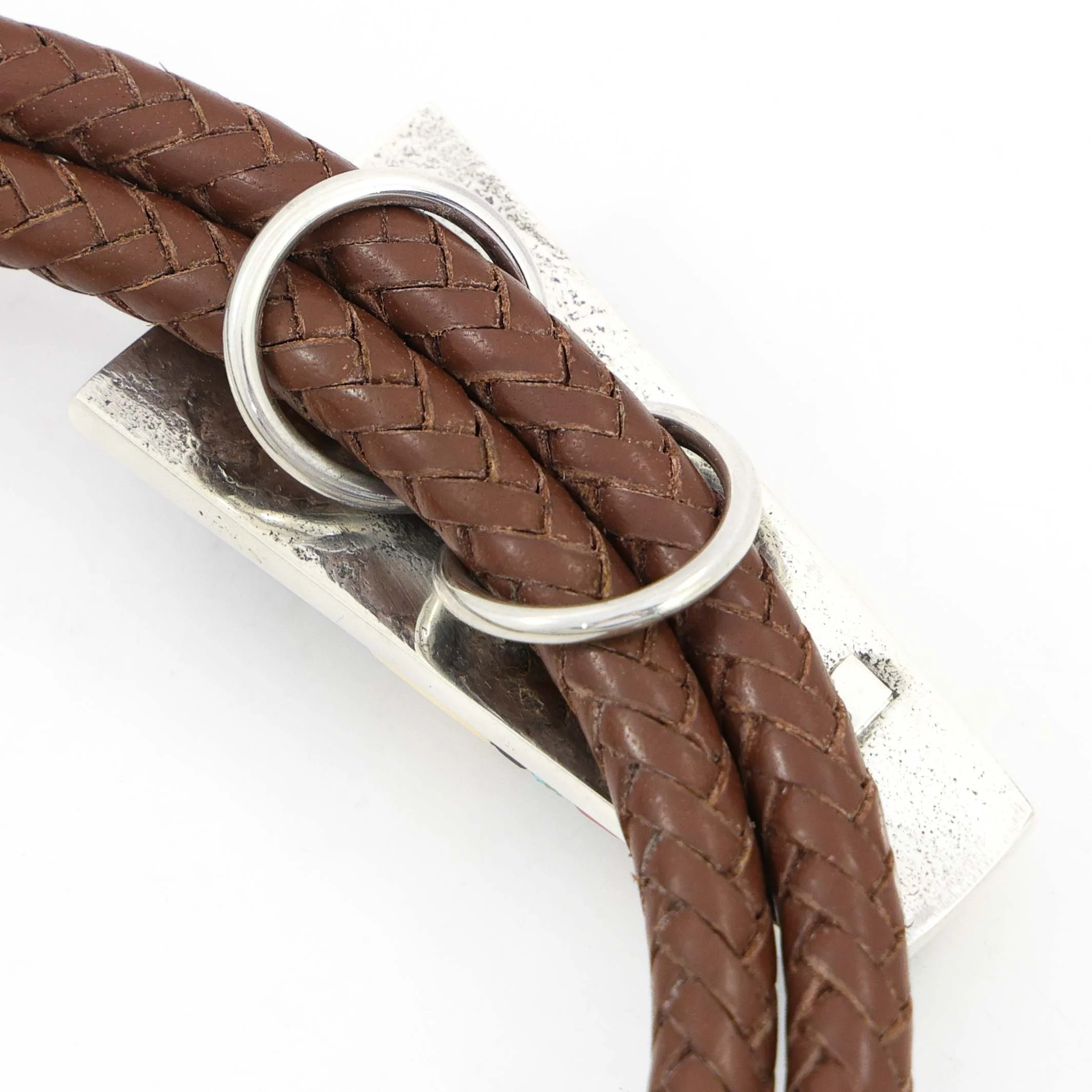 Multi-Stone Inlay Bola Tie - Image 4