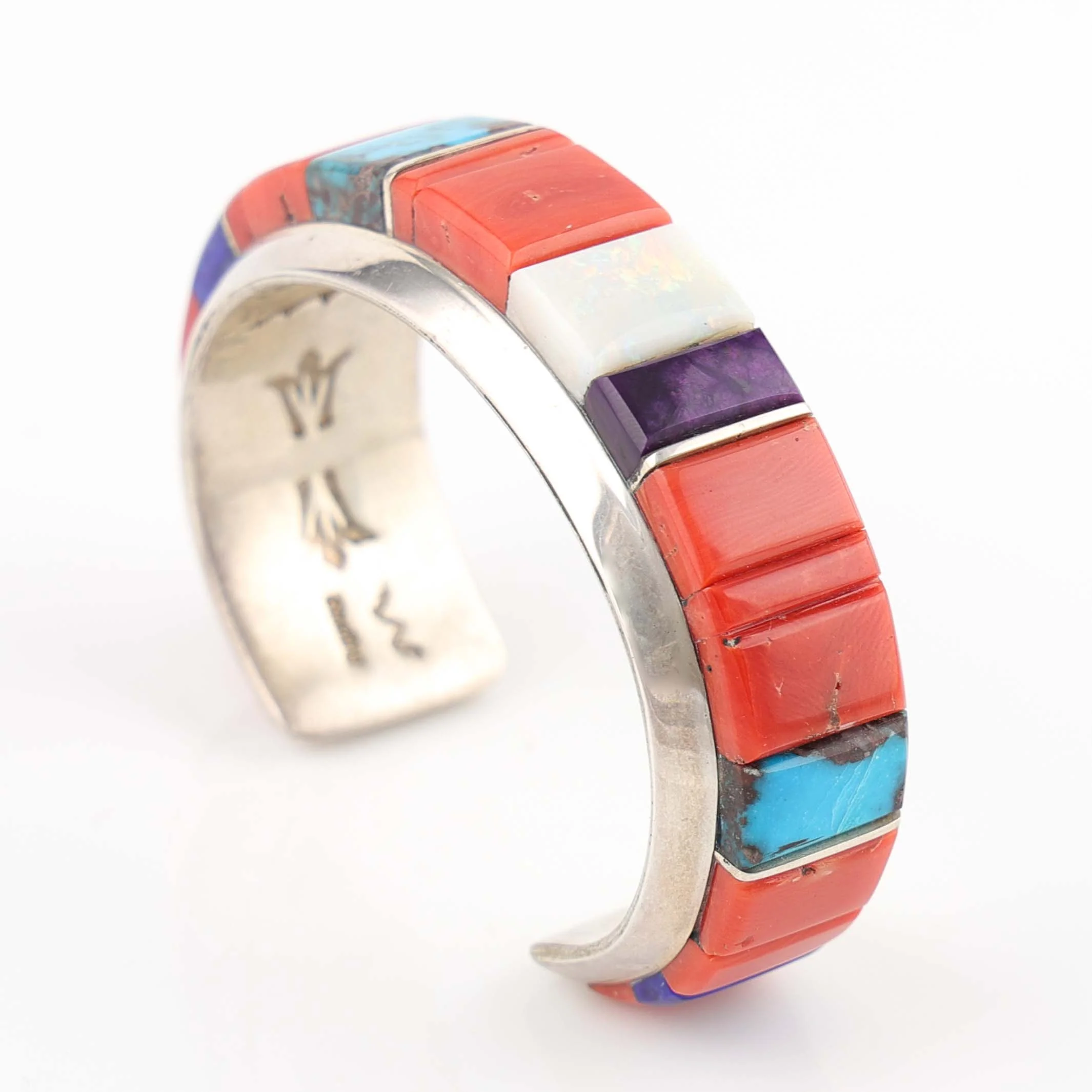 Multi-Stone Inlay Cuff - Image 3