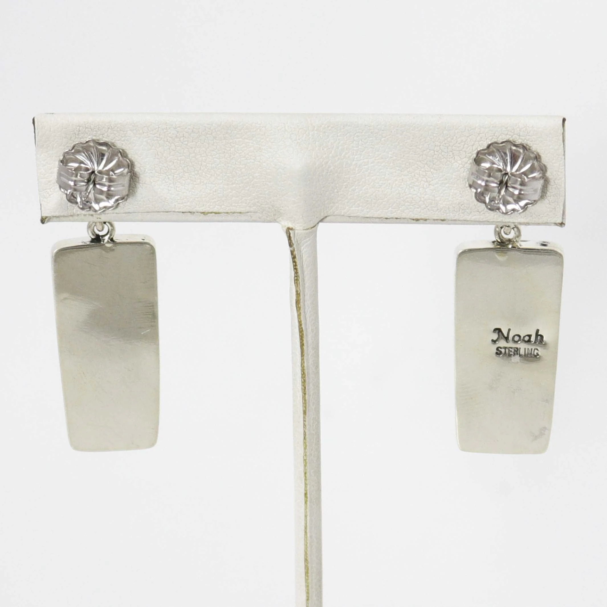 Multi-Stone Inlay Earrings - Image 2