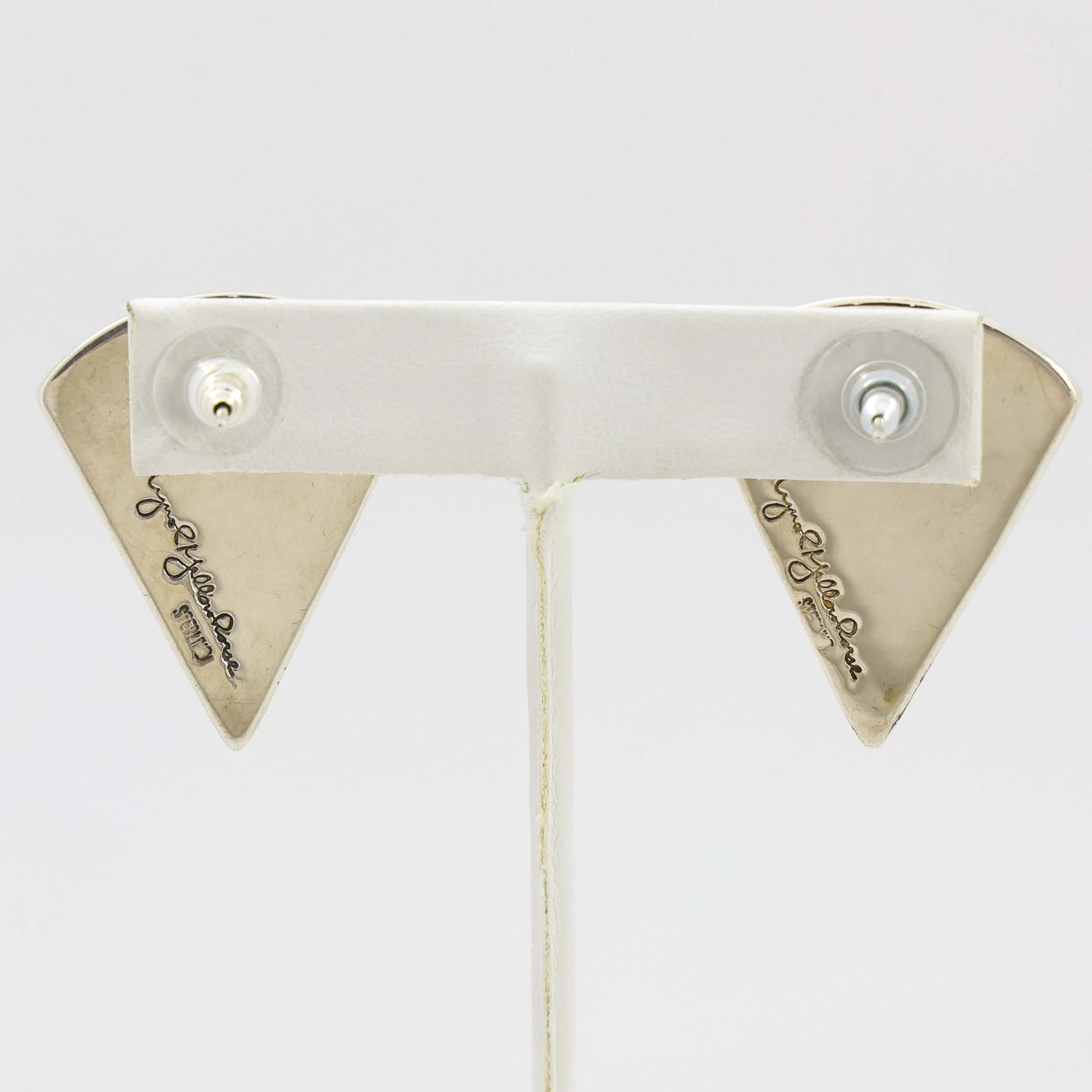 Multi-Stone Inlay Earrings - Image 2