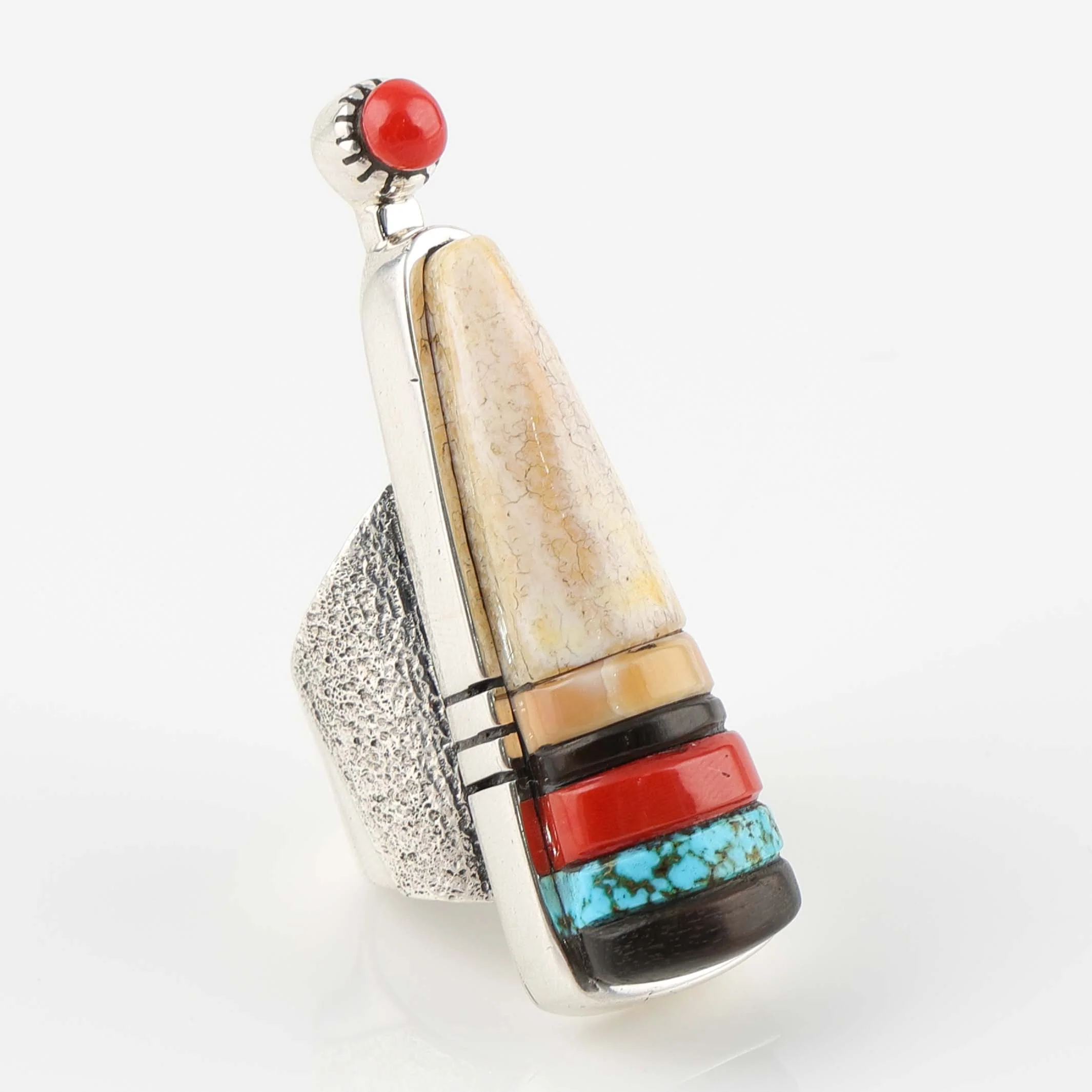 Multi-Stone Inlay Ring - Image 2