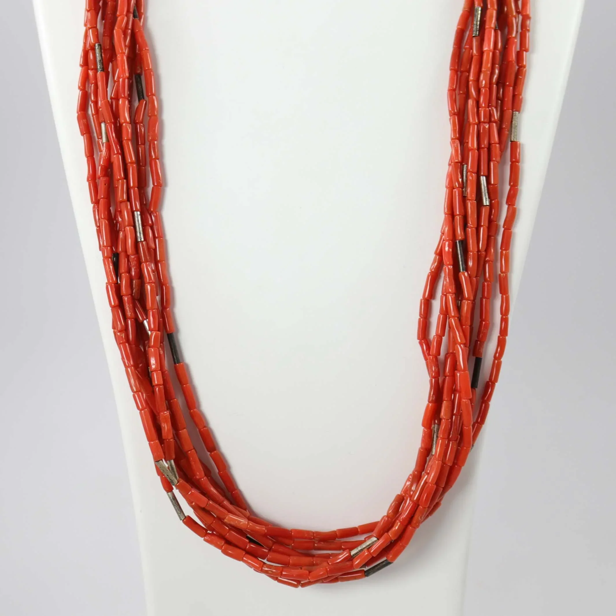 Multi-Strand Coral Necklace - Image 2