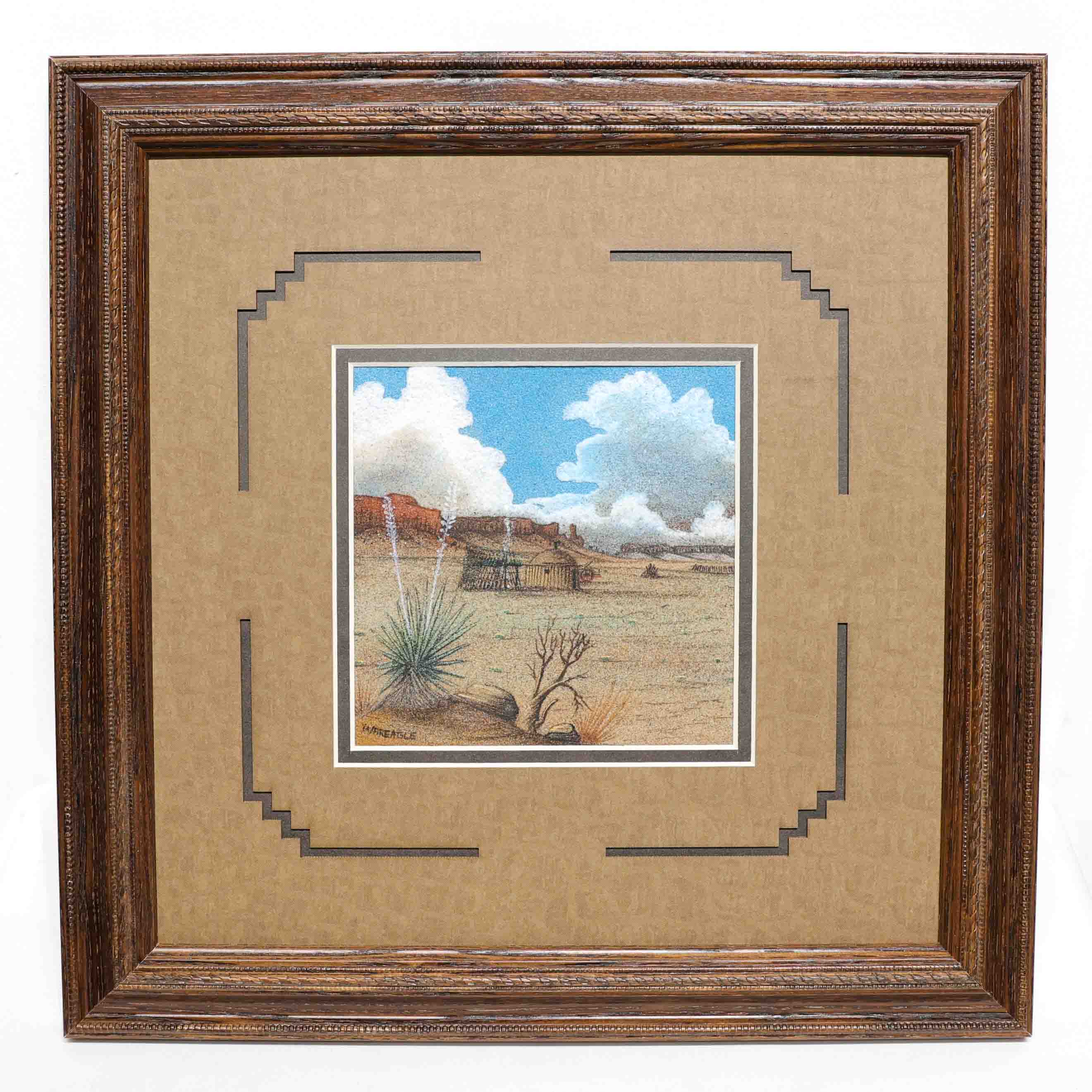 Navajo Landscape Sandpainting