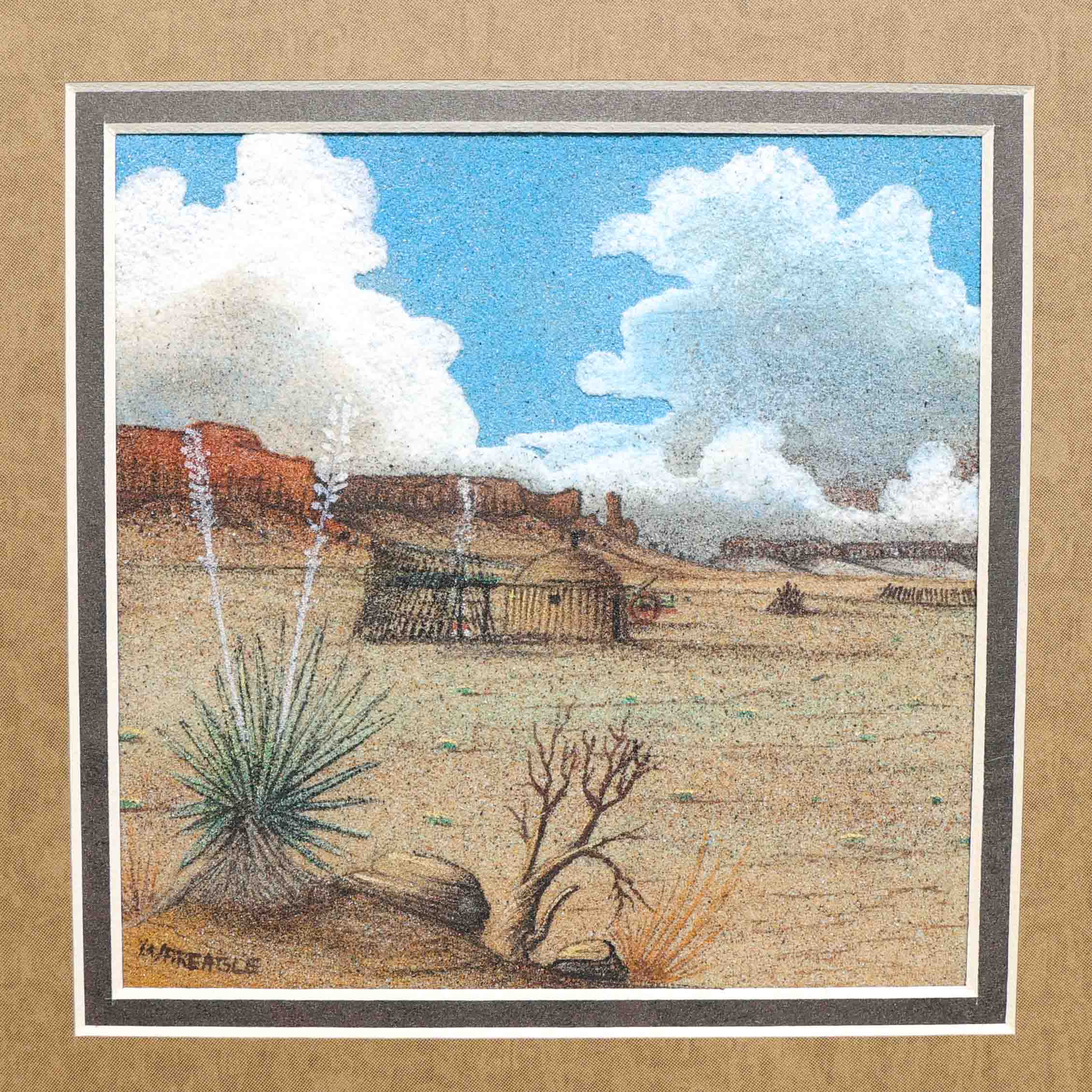 Navajo Landscape Sandpainting - Image 2