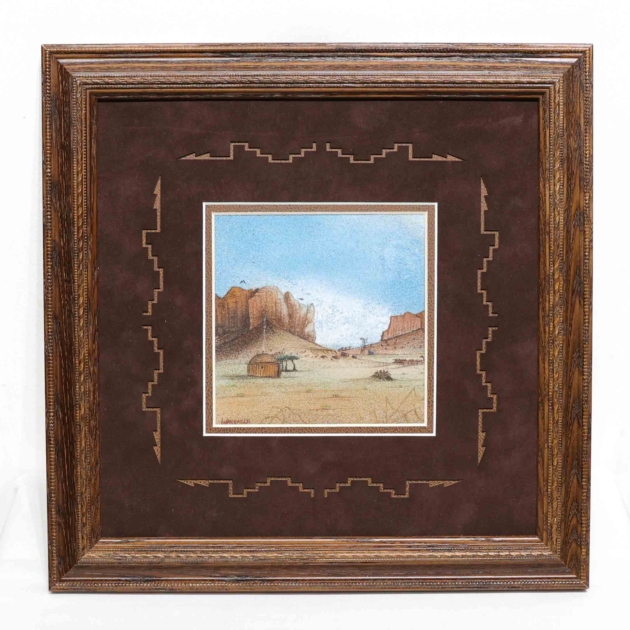 Navajo Landscape Sandpainting