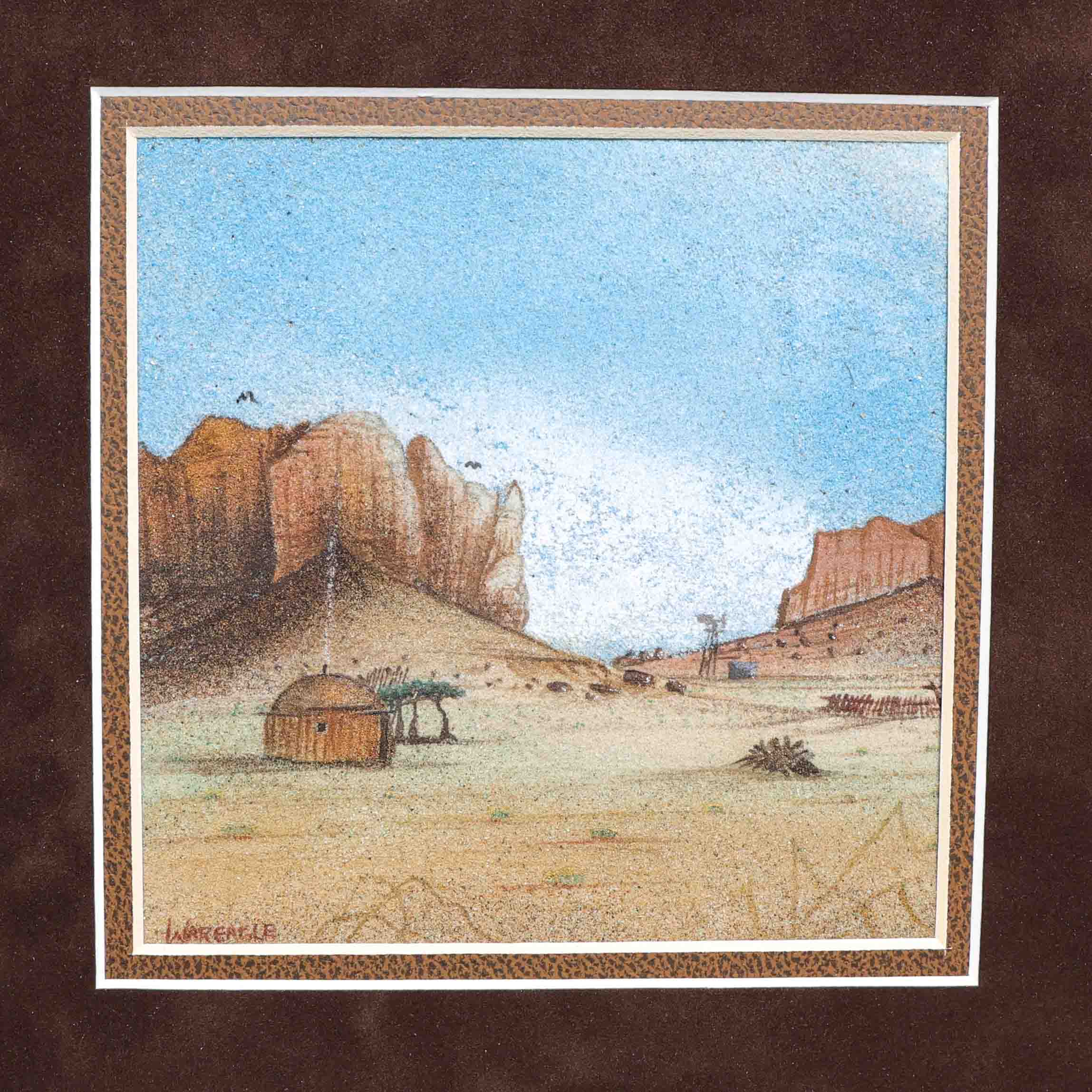 Navajo Landscape Sandpainting - Image 2
