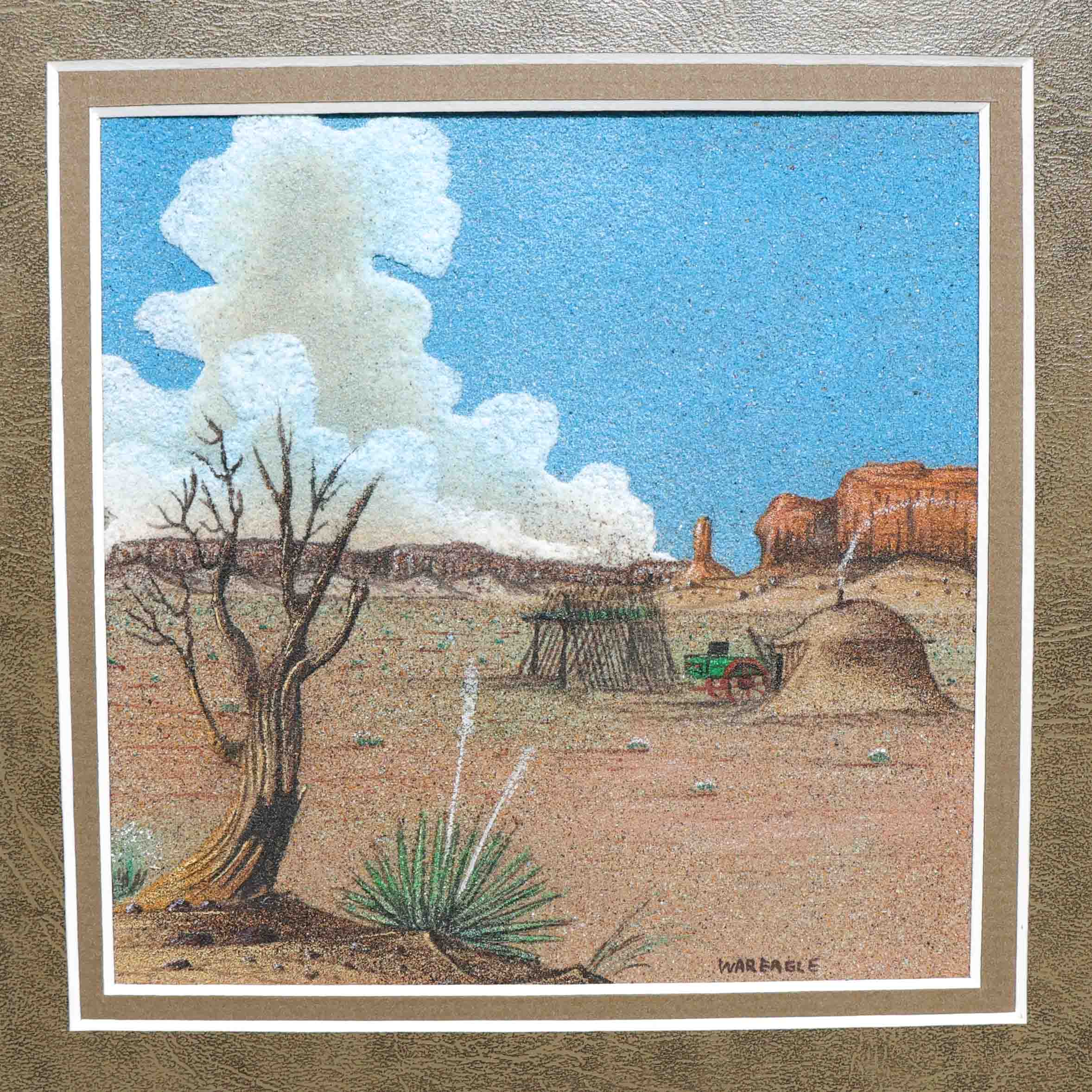 Navajo Landscape Sandpainting - Image 2