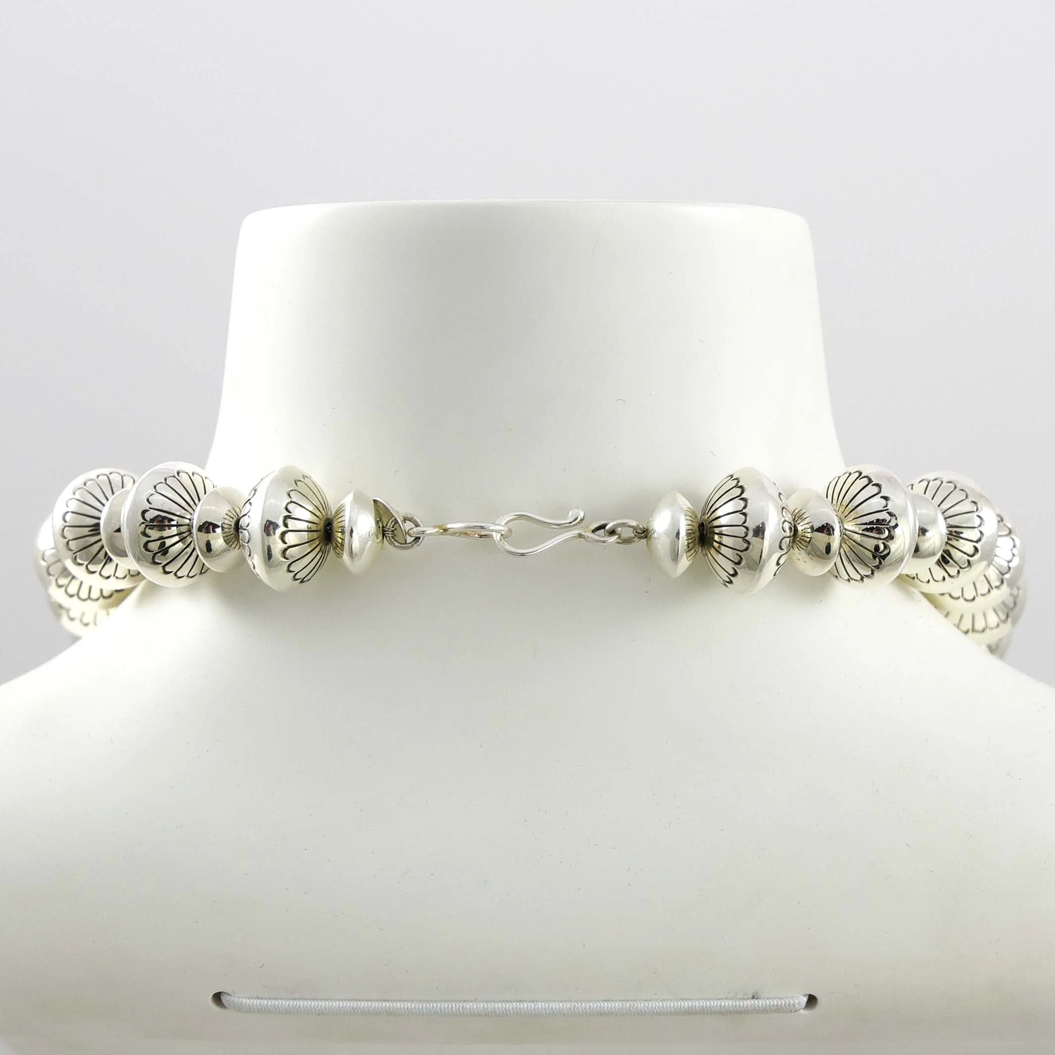 Navajo Pearl and Turquoise Necklace - Image 5