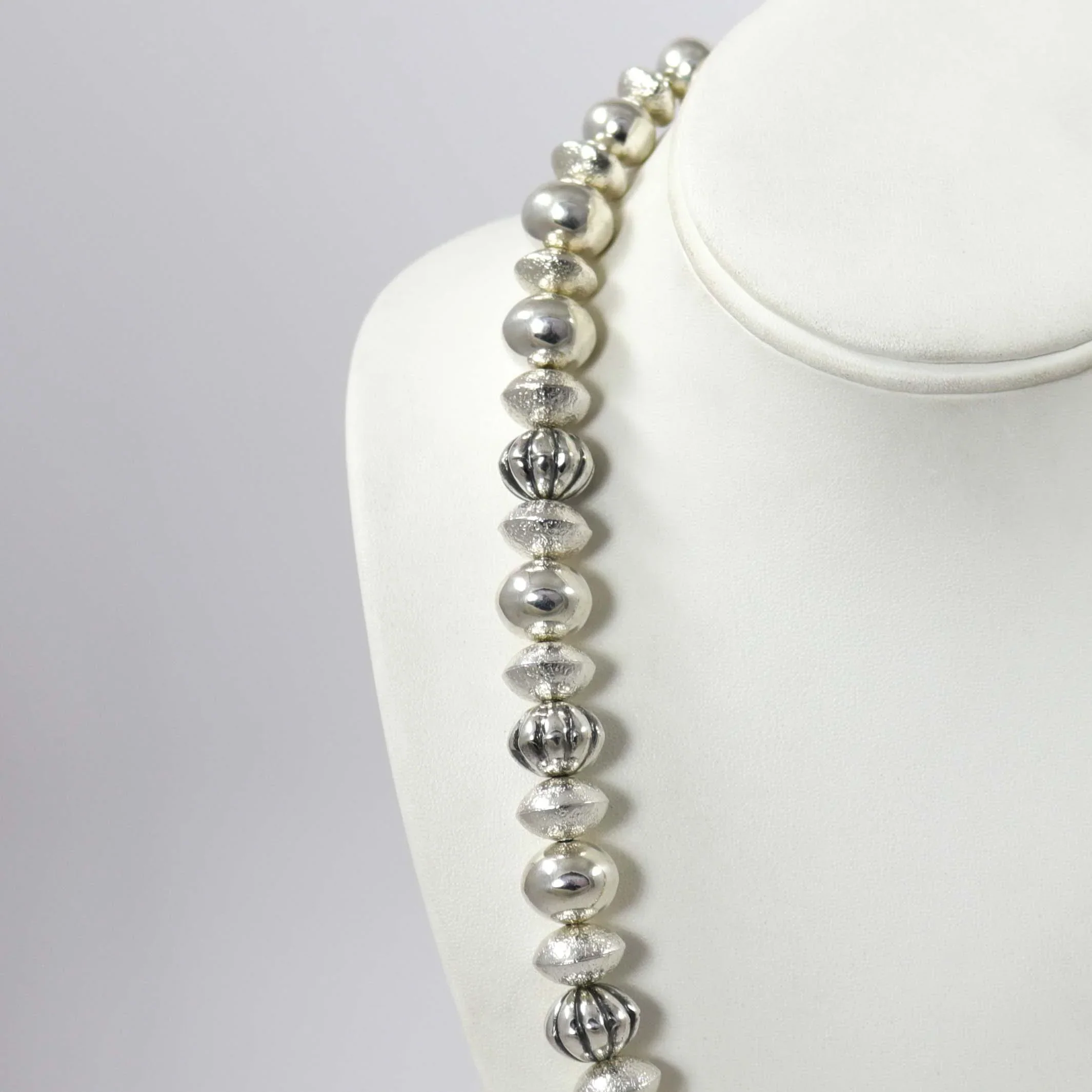 Navajo Pearl and Turquoise Necklace - Image 3