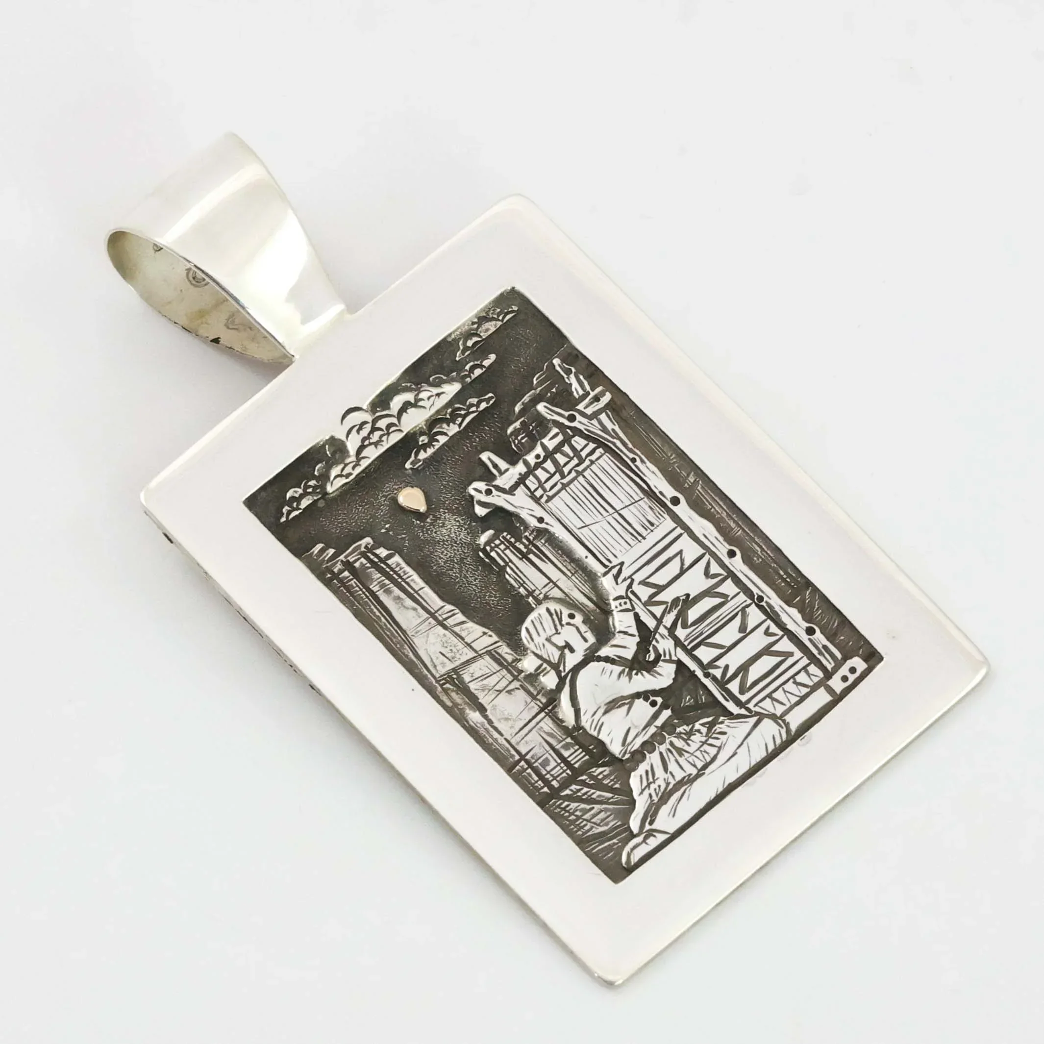 Navajo Weaver Pendant - Image 2