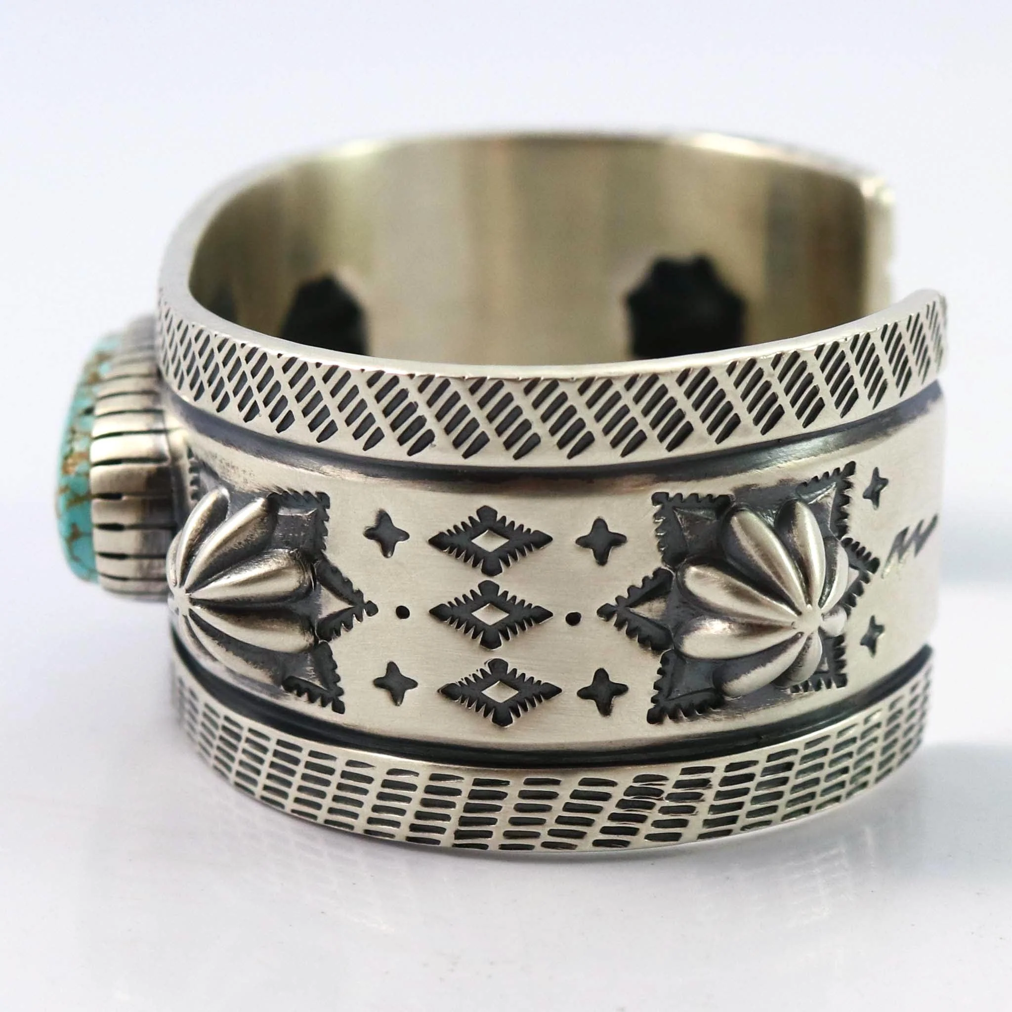 Number Eight Turquoise Cuff - Image 5