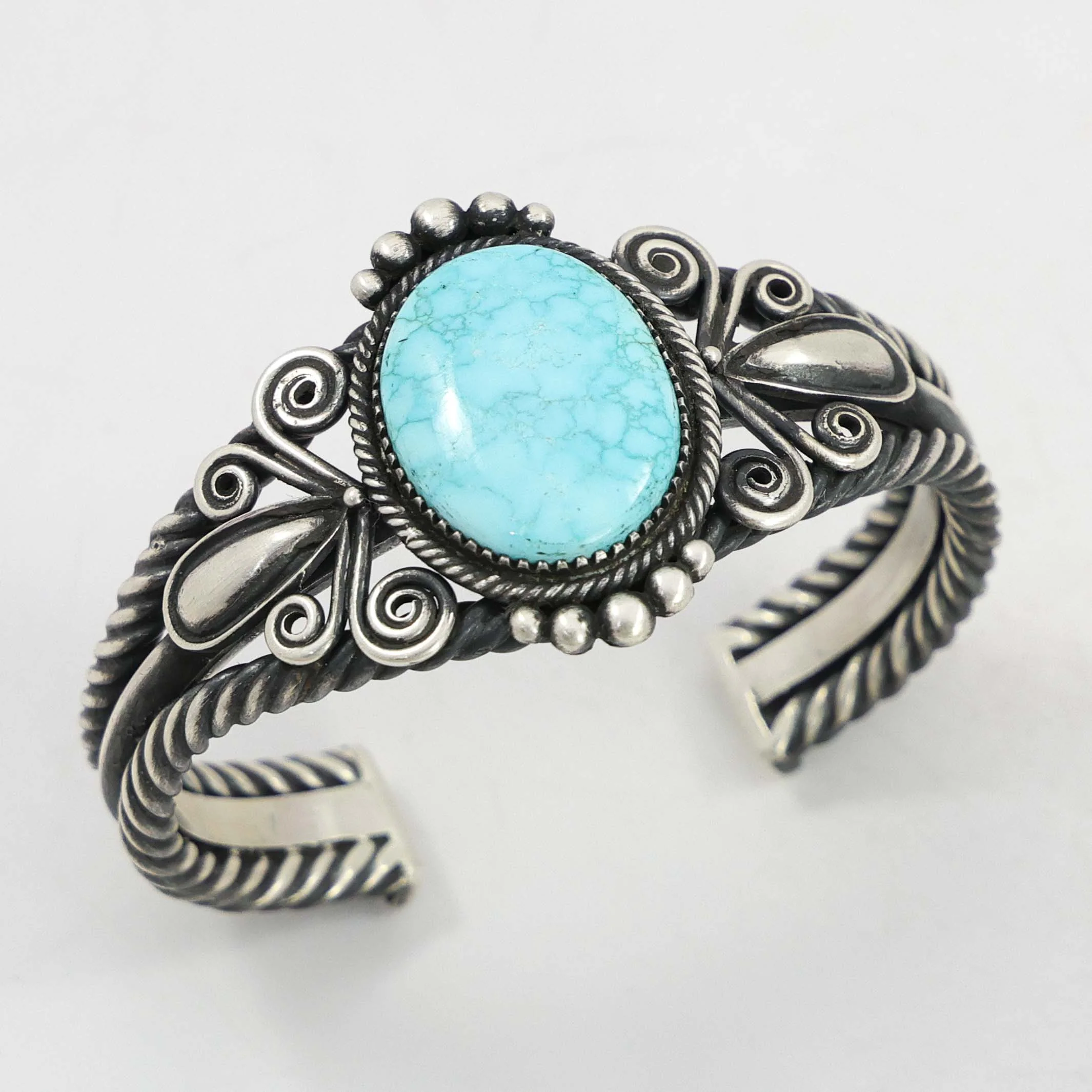 Number Eight Turquoise Cuff