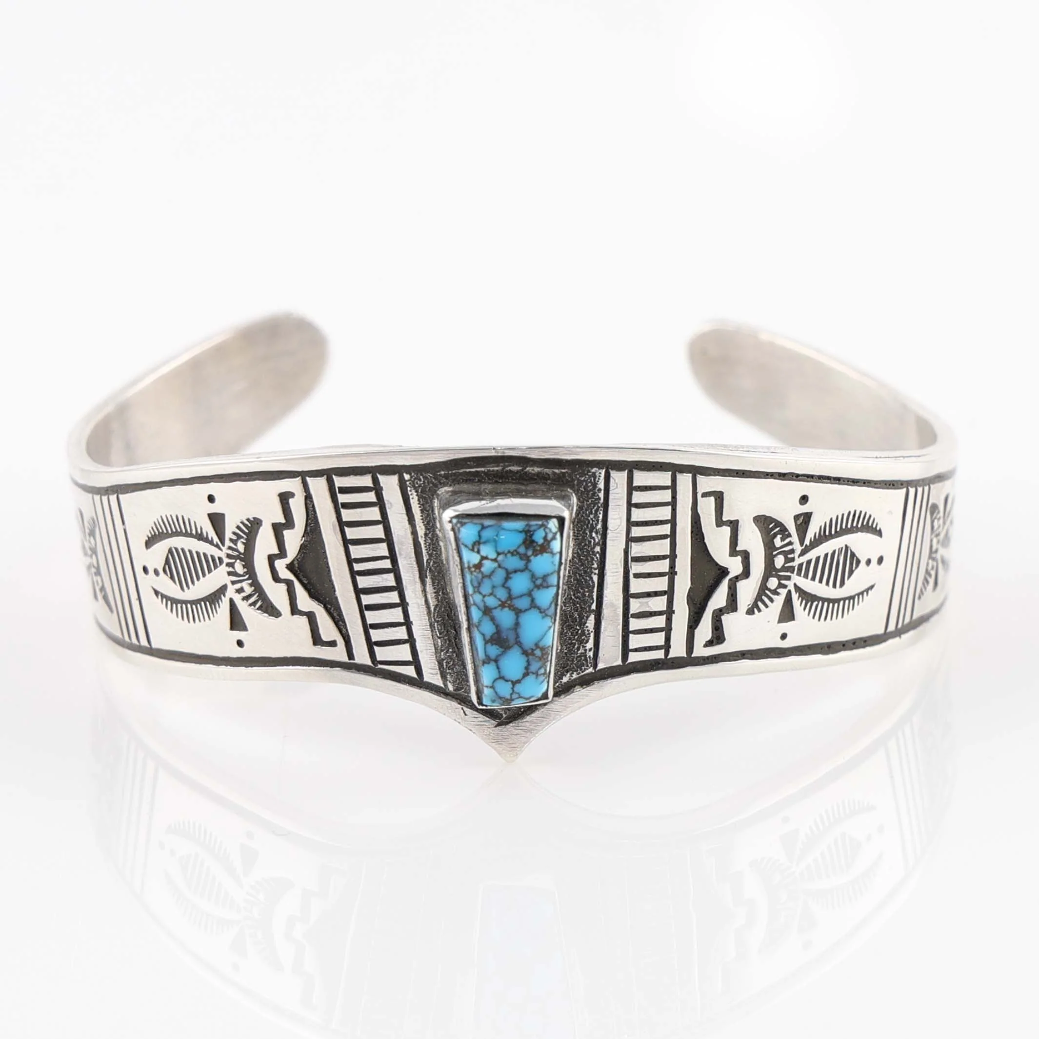 Number Eight Turquoise Cuff