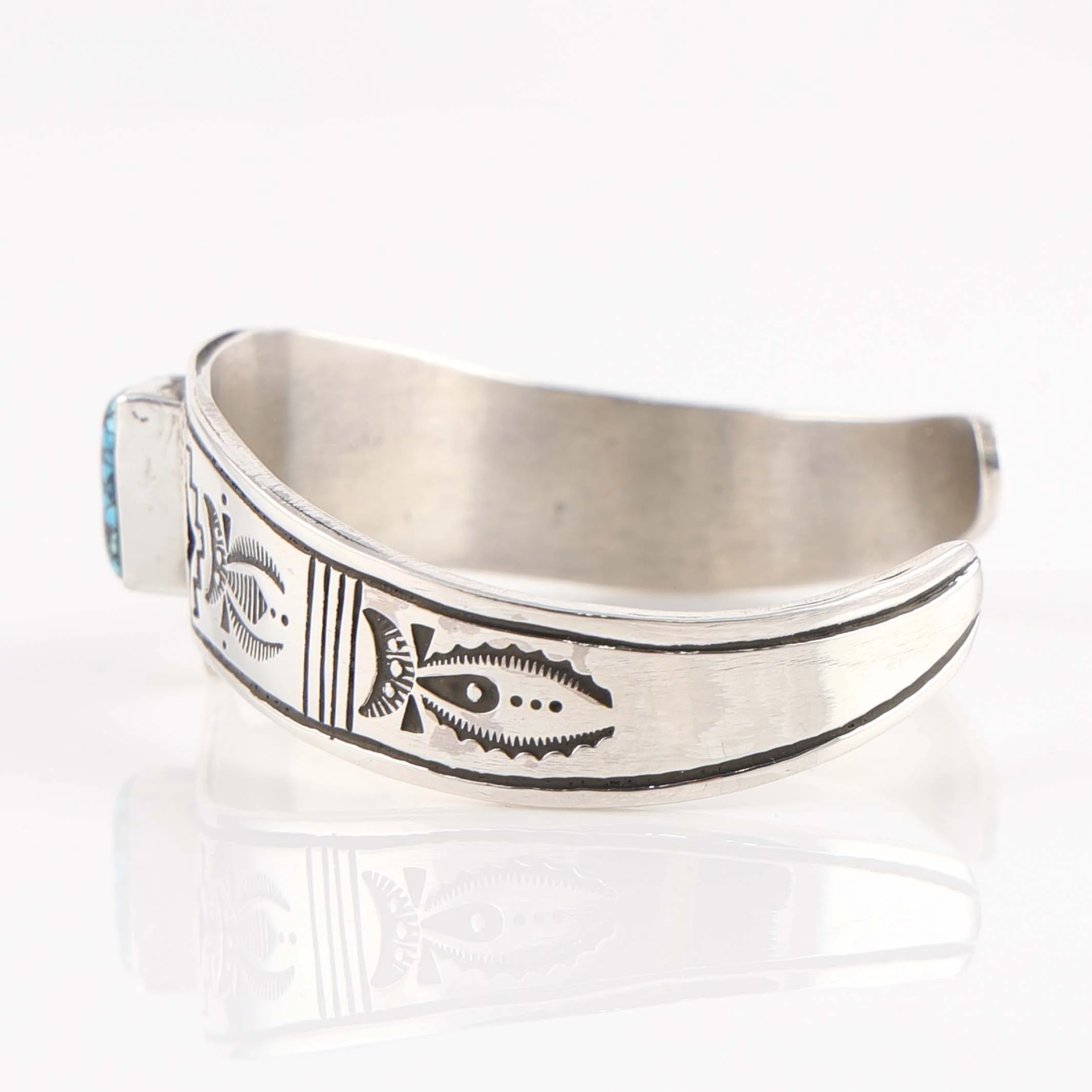 Number Eight Turquoise Cuff - Image 2