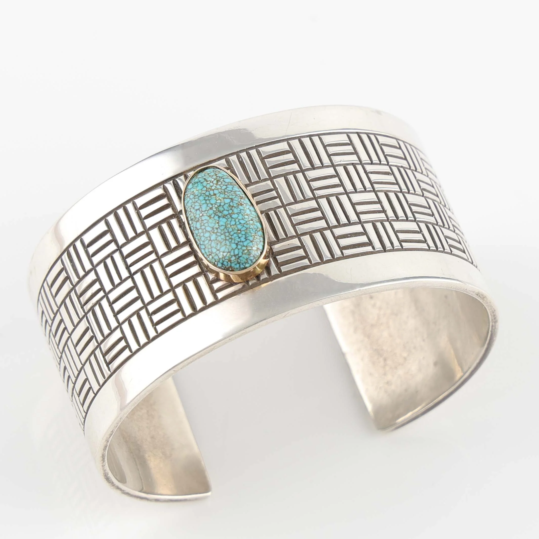Number Eight Turquoise Cuff