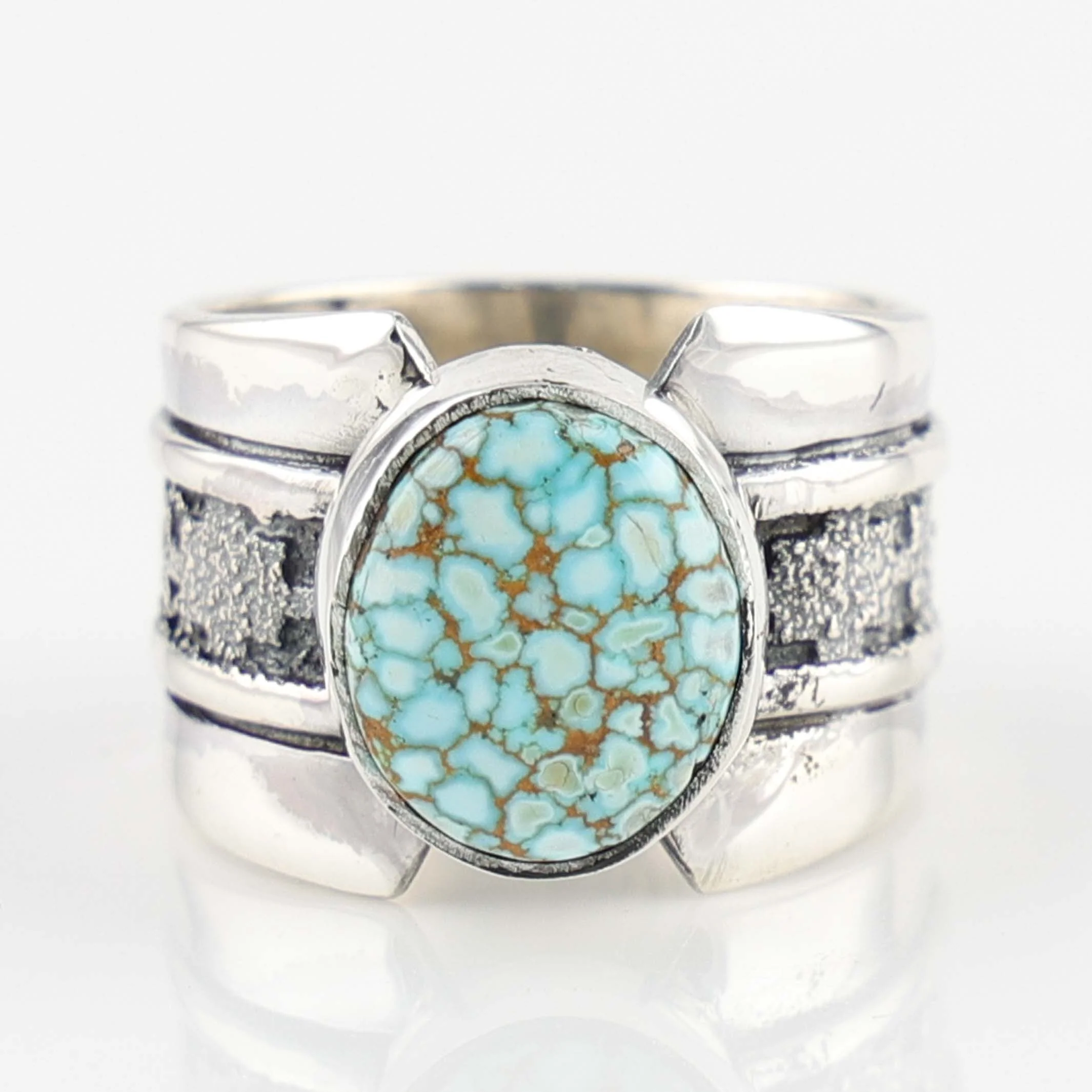 Number Eight Turquoise Ring