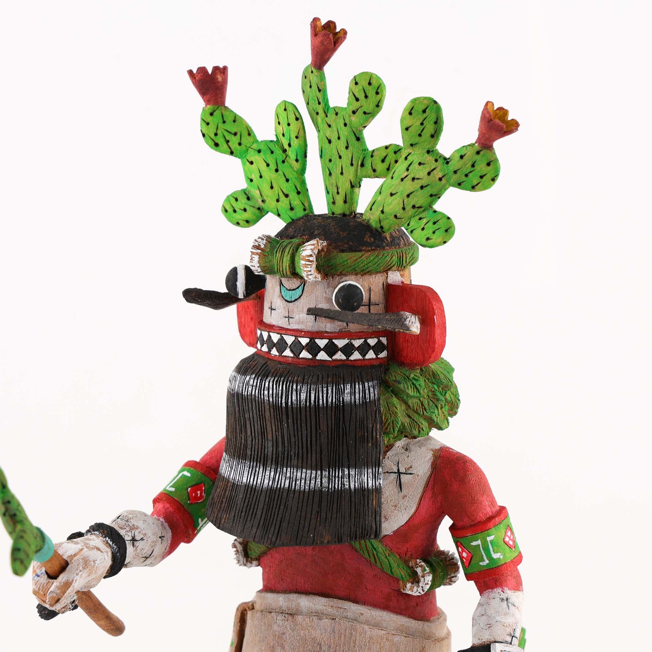 Prickly Pear Cactus Kachina - Image 2