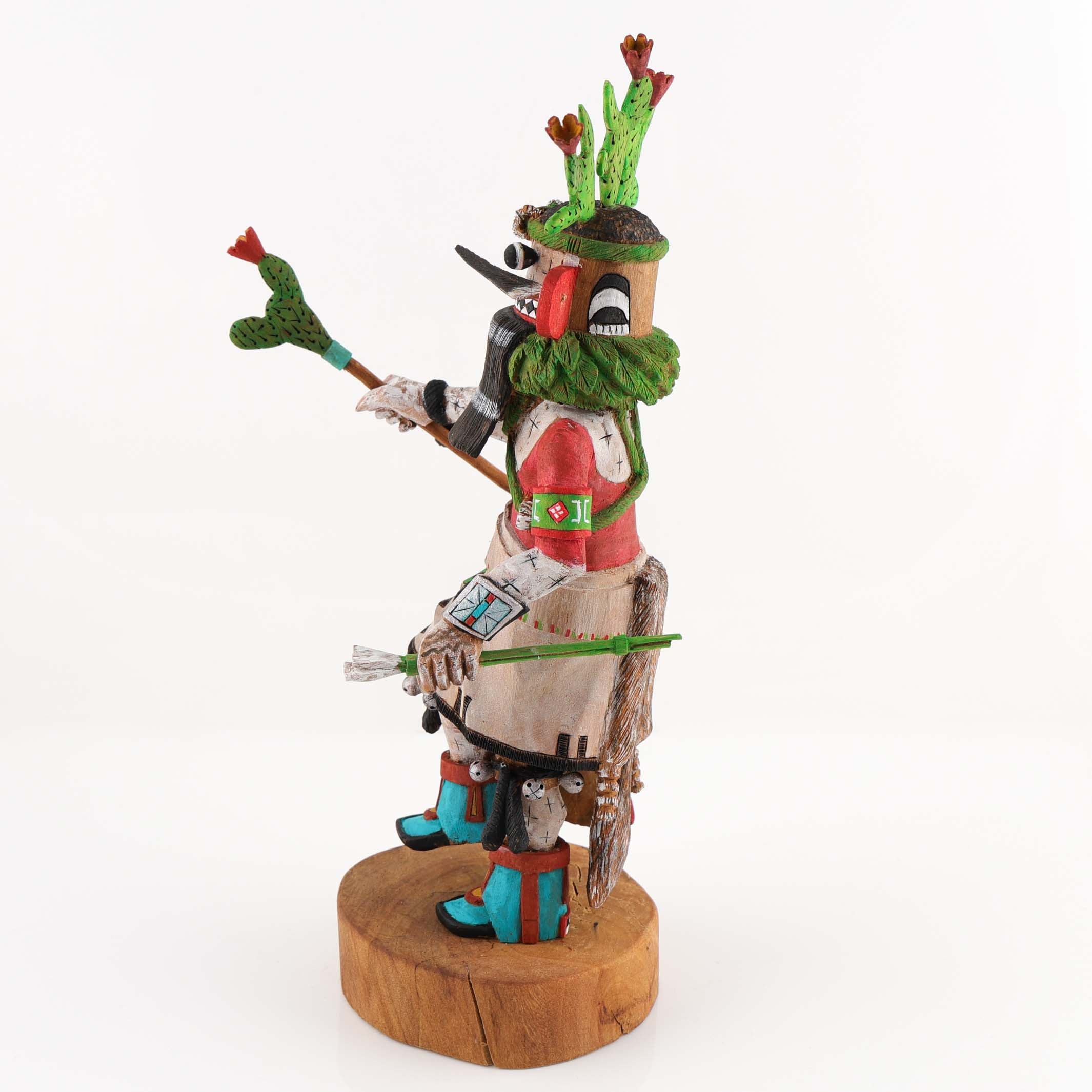 Prickly Pear Cactus Kachina - Image 3