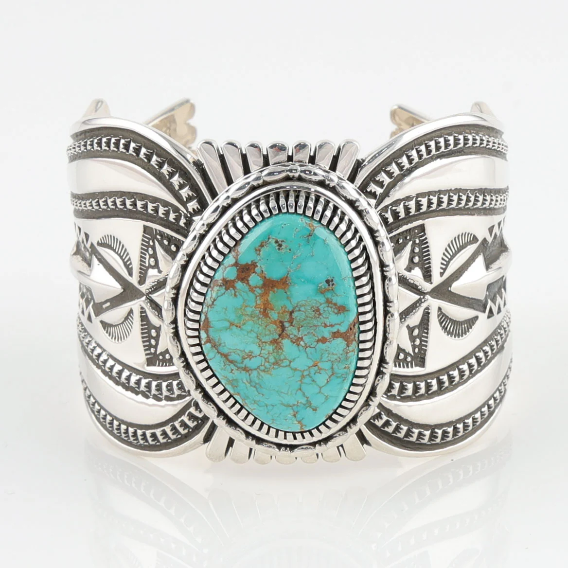 Royston Turquoise Cuff - Image 2