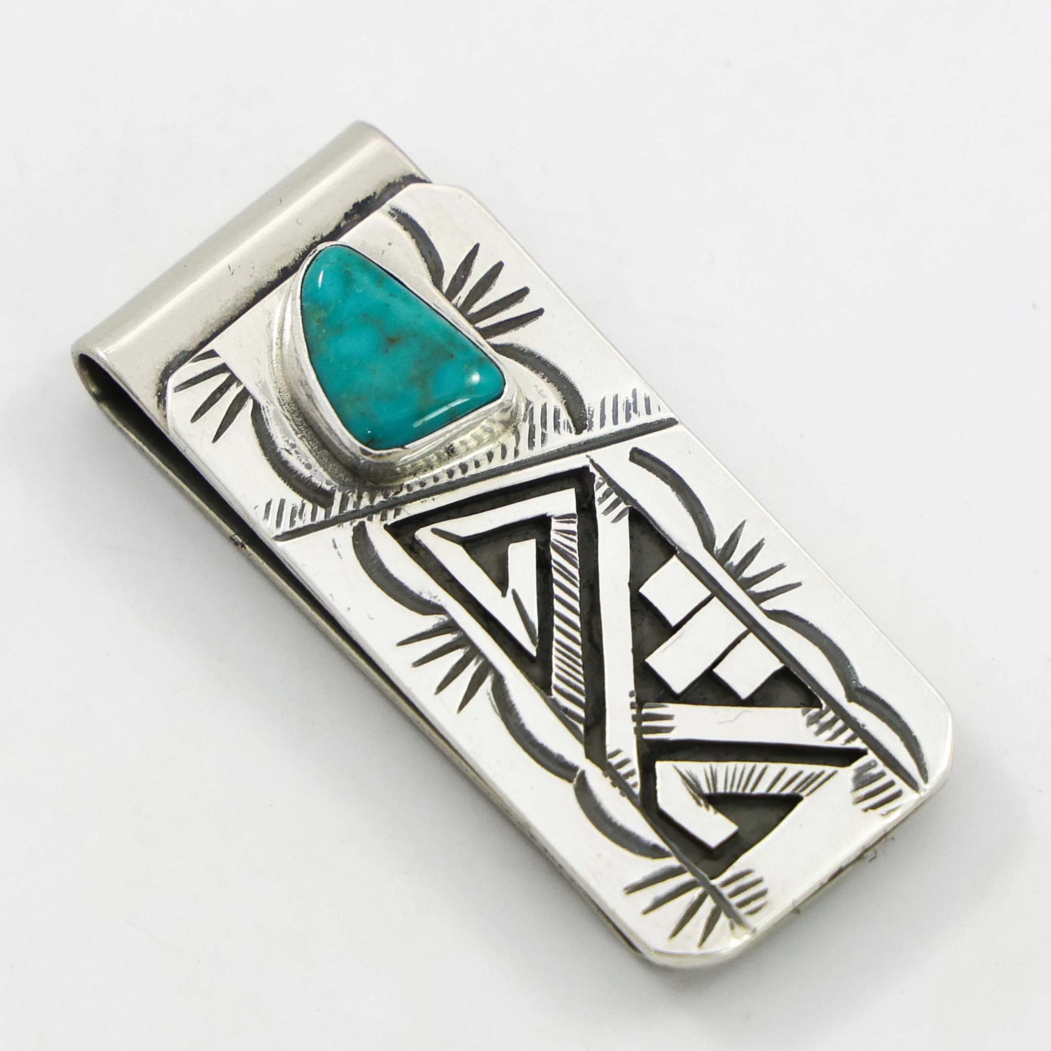 Royston Turquoise Money Clip - Image 2