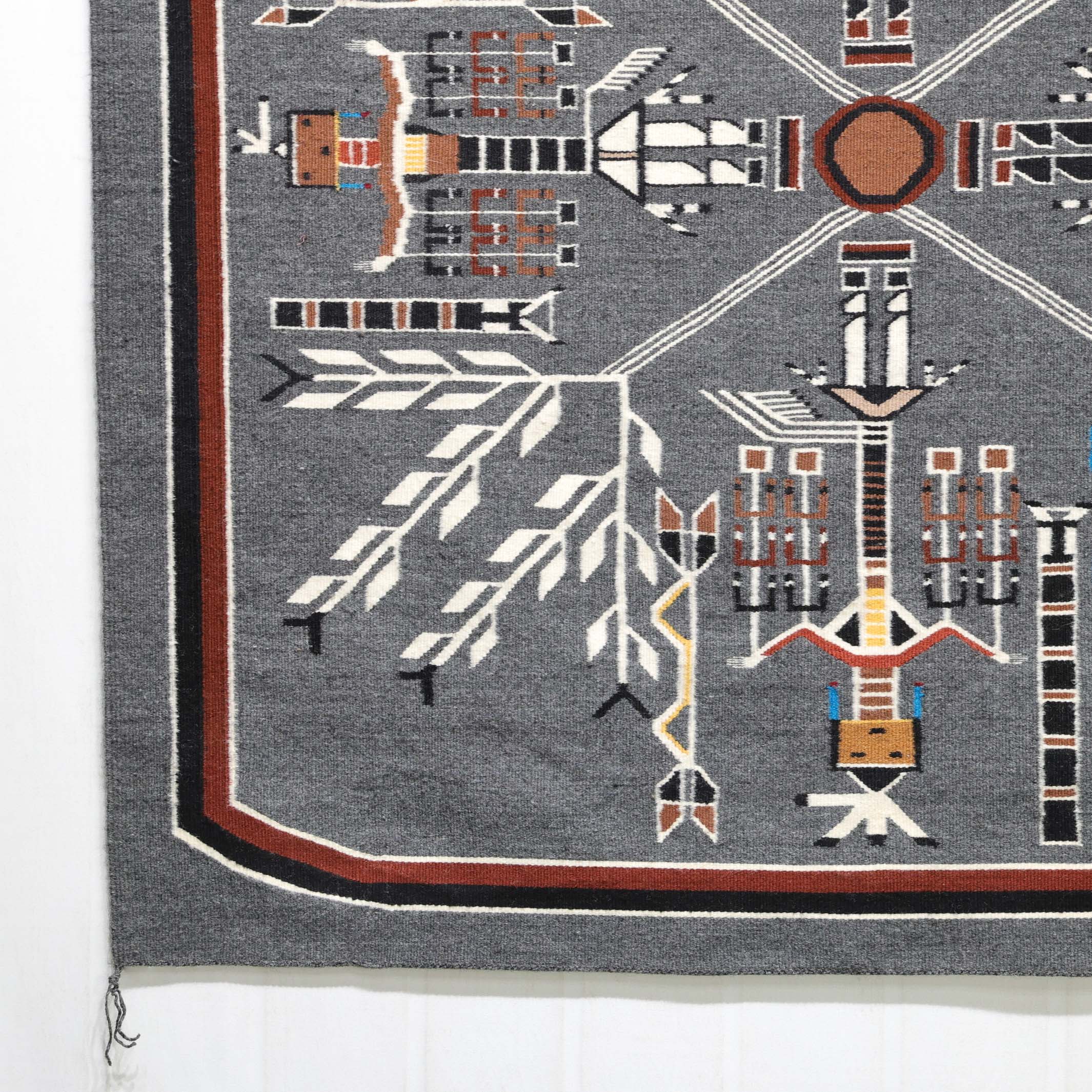 “Feather People” Sandpainting Weaving - Image 6