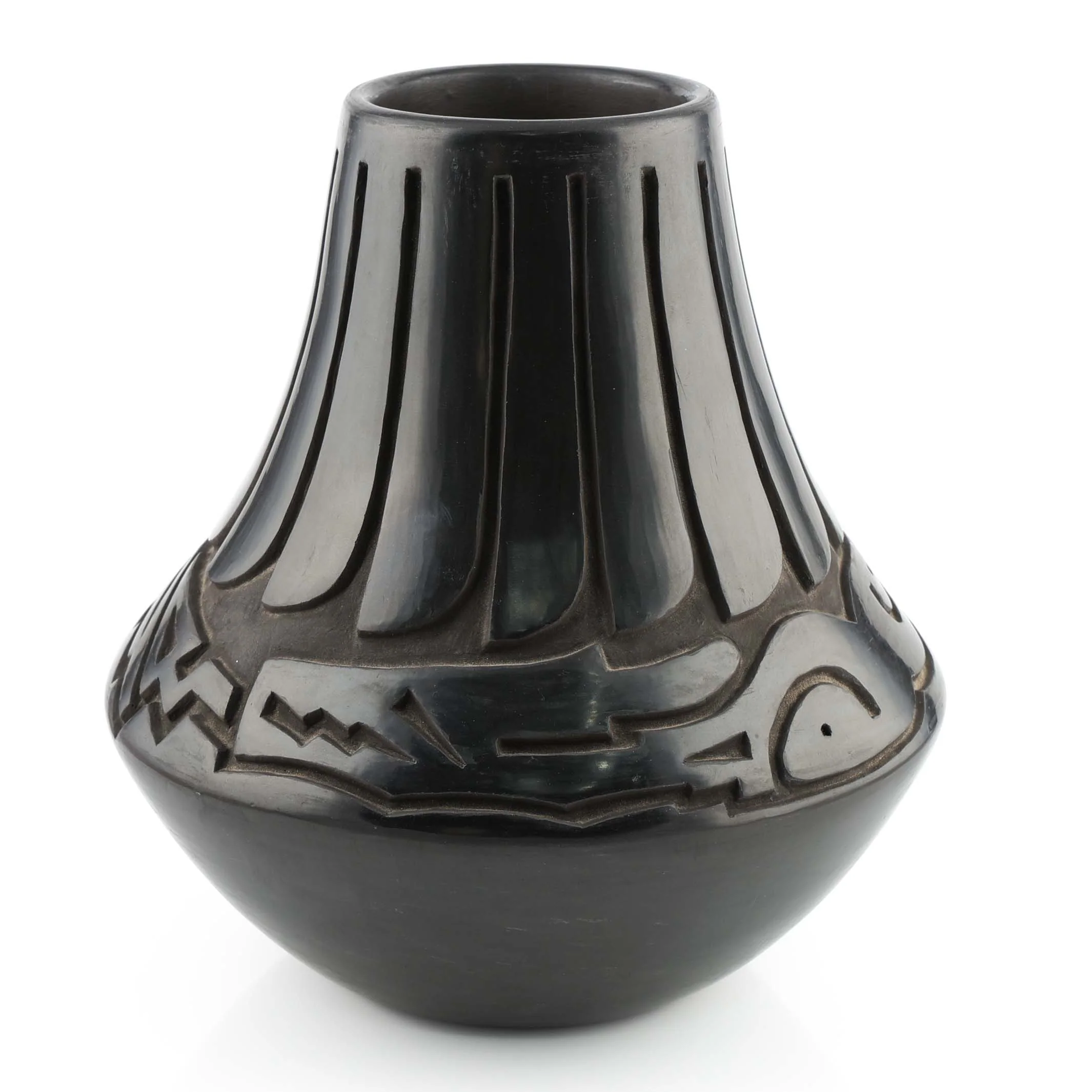 Santa Clara Feather Jar