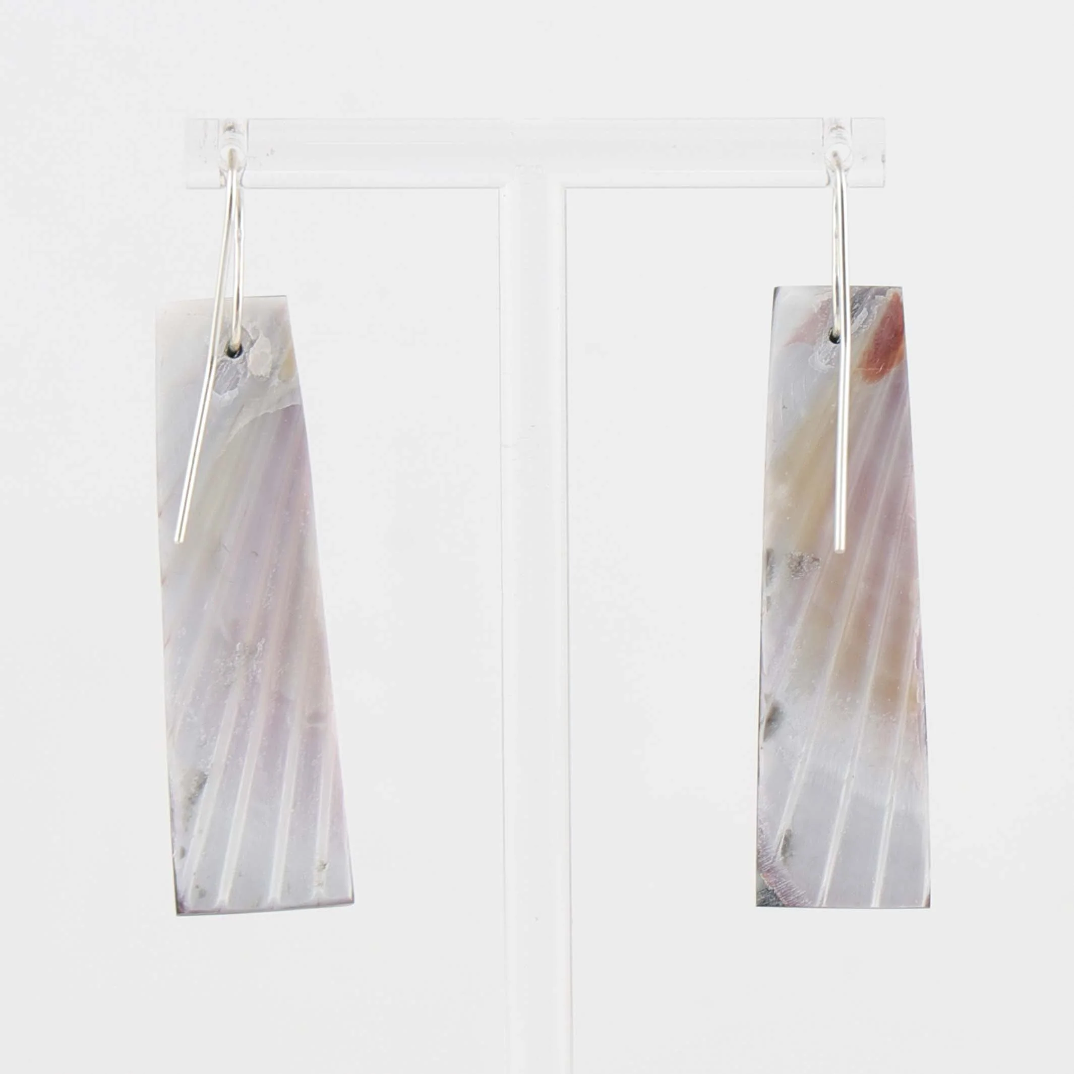 Shell Inlay Earrings - Image 2