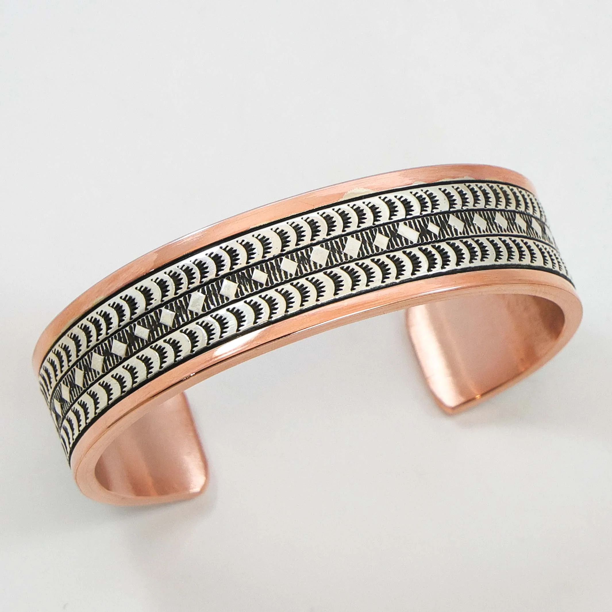 Silver and Copper Cuff