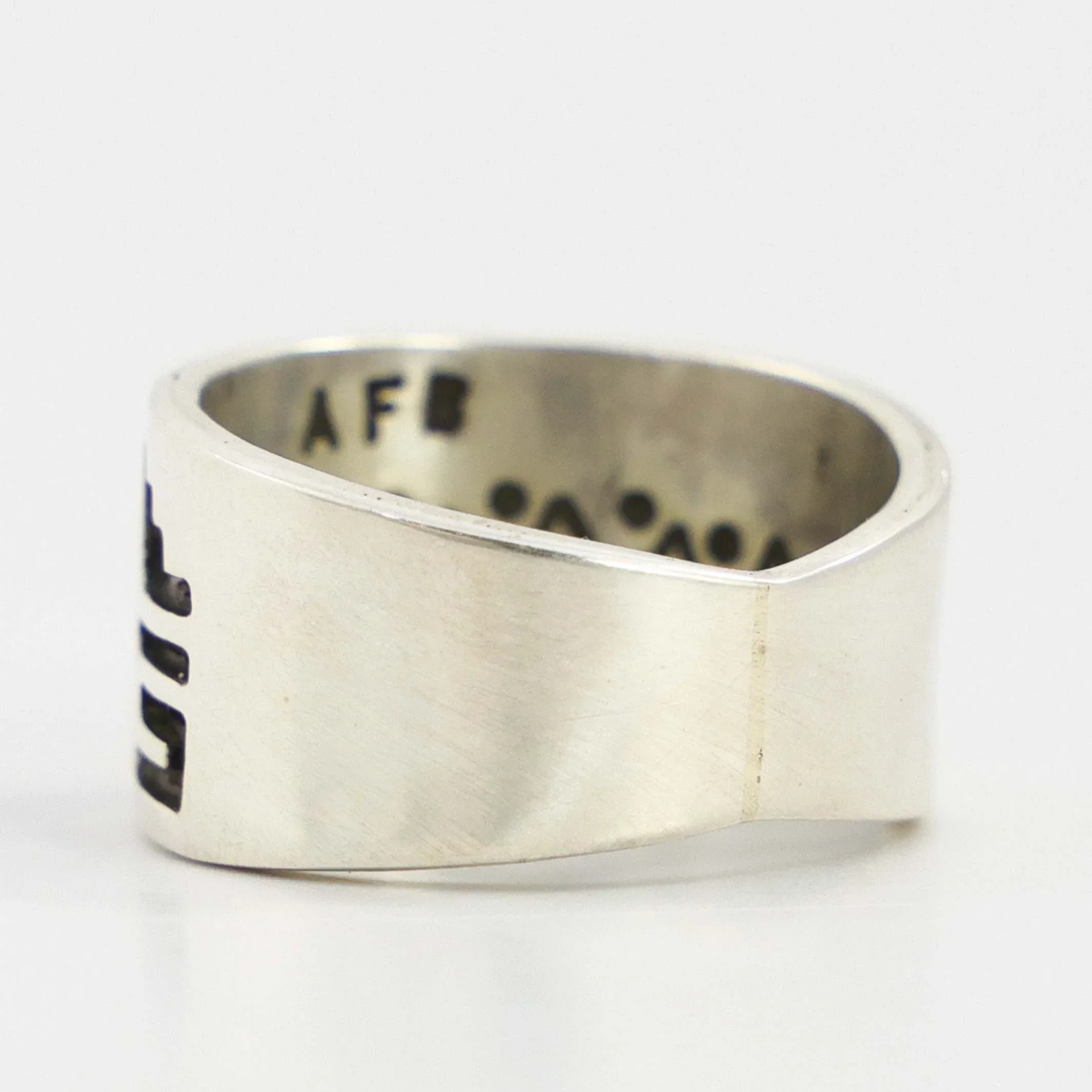 Silver and Gold Bear Ring - Image 3