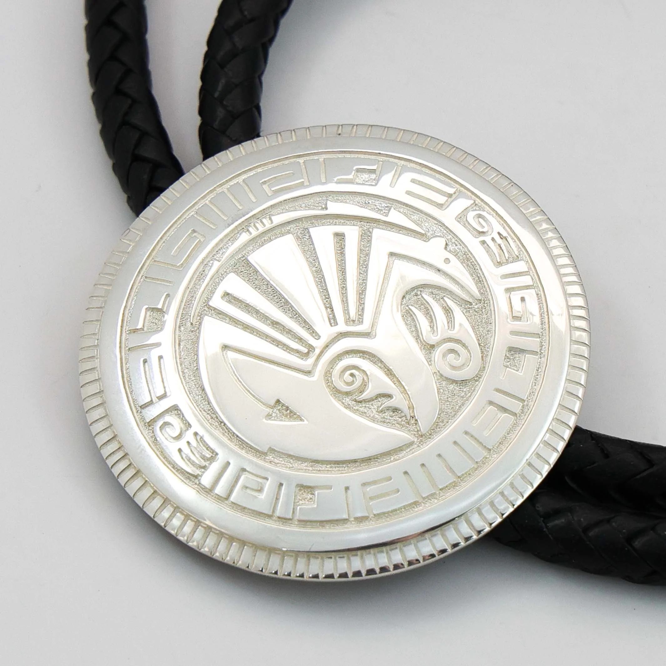 Silver Bear Bola Tie - Image 3