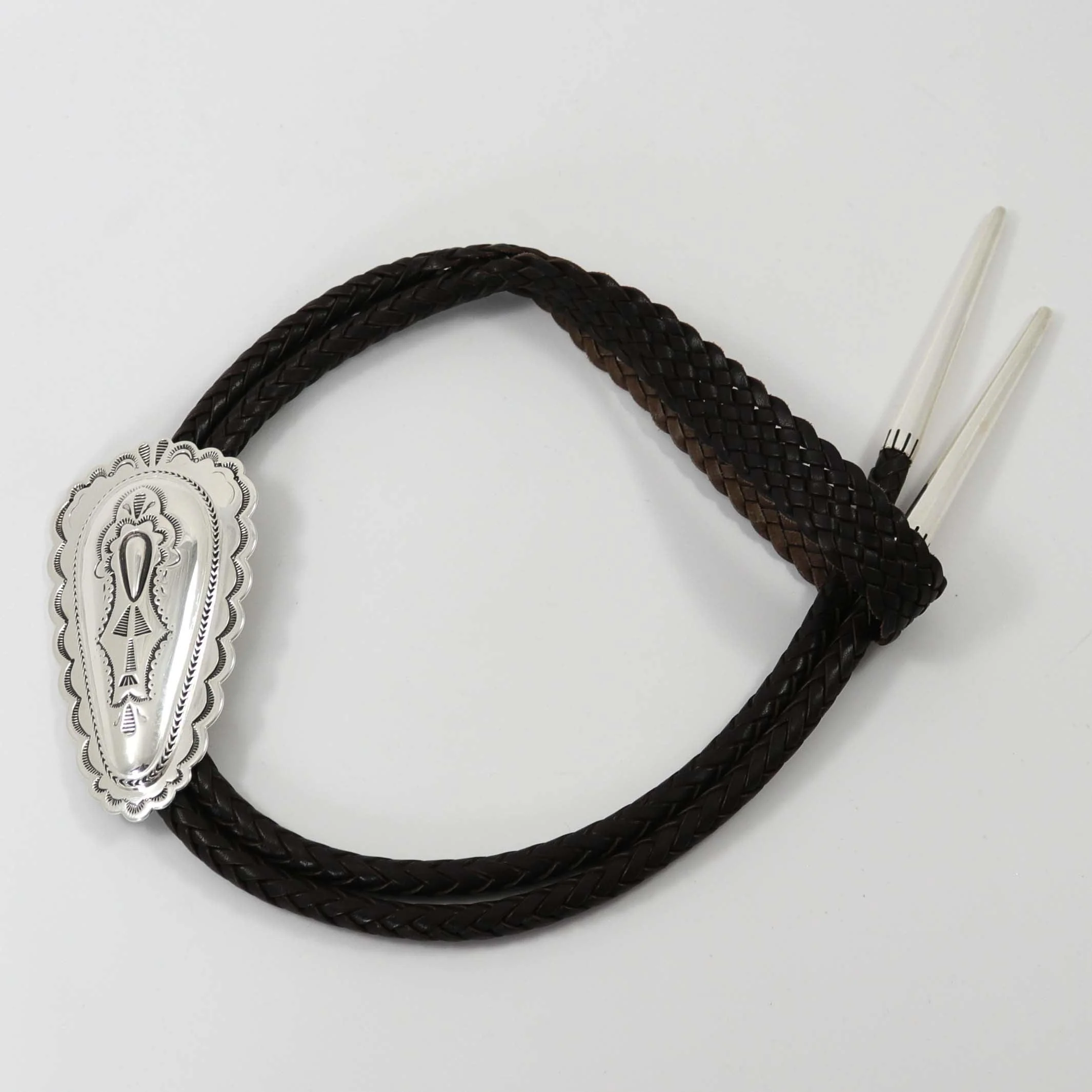 Silver Bola Tie - Image 2