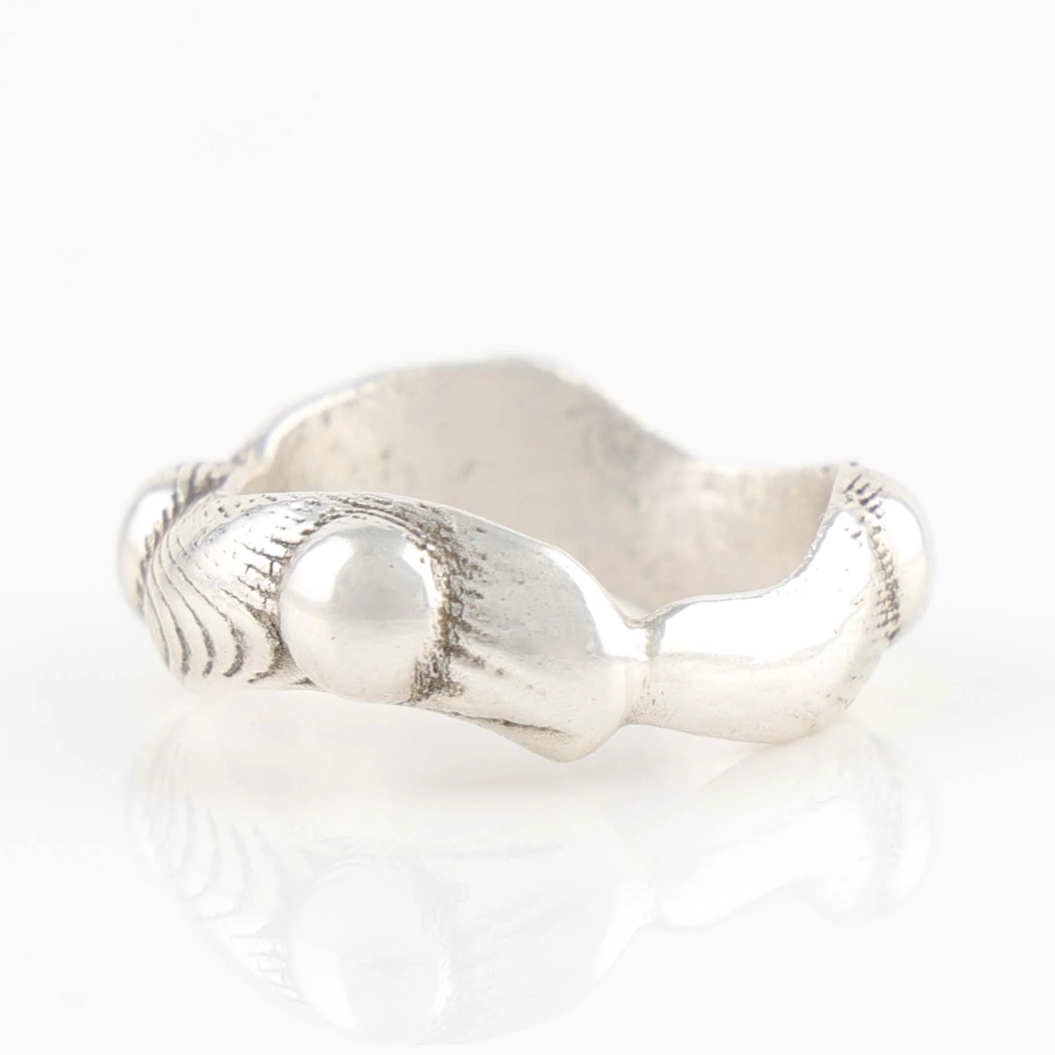 Silver Cuttlefish Ring - Image 3