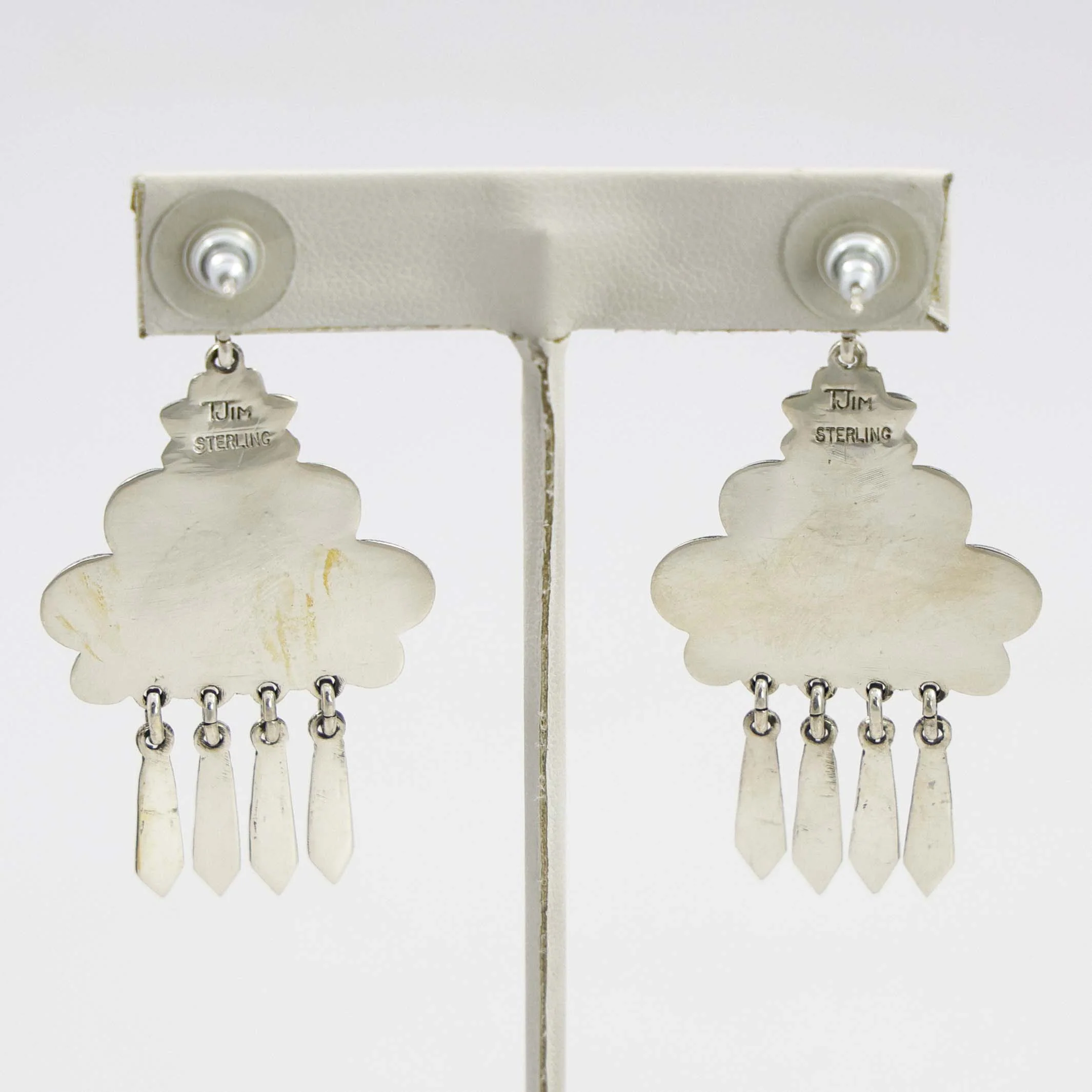 Silver Dangle Earrings - Image 2