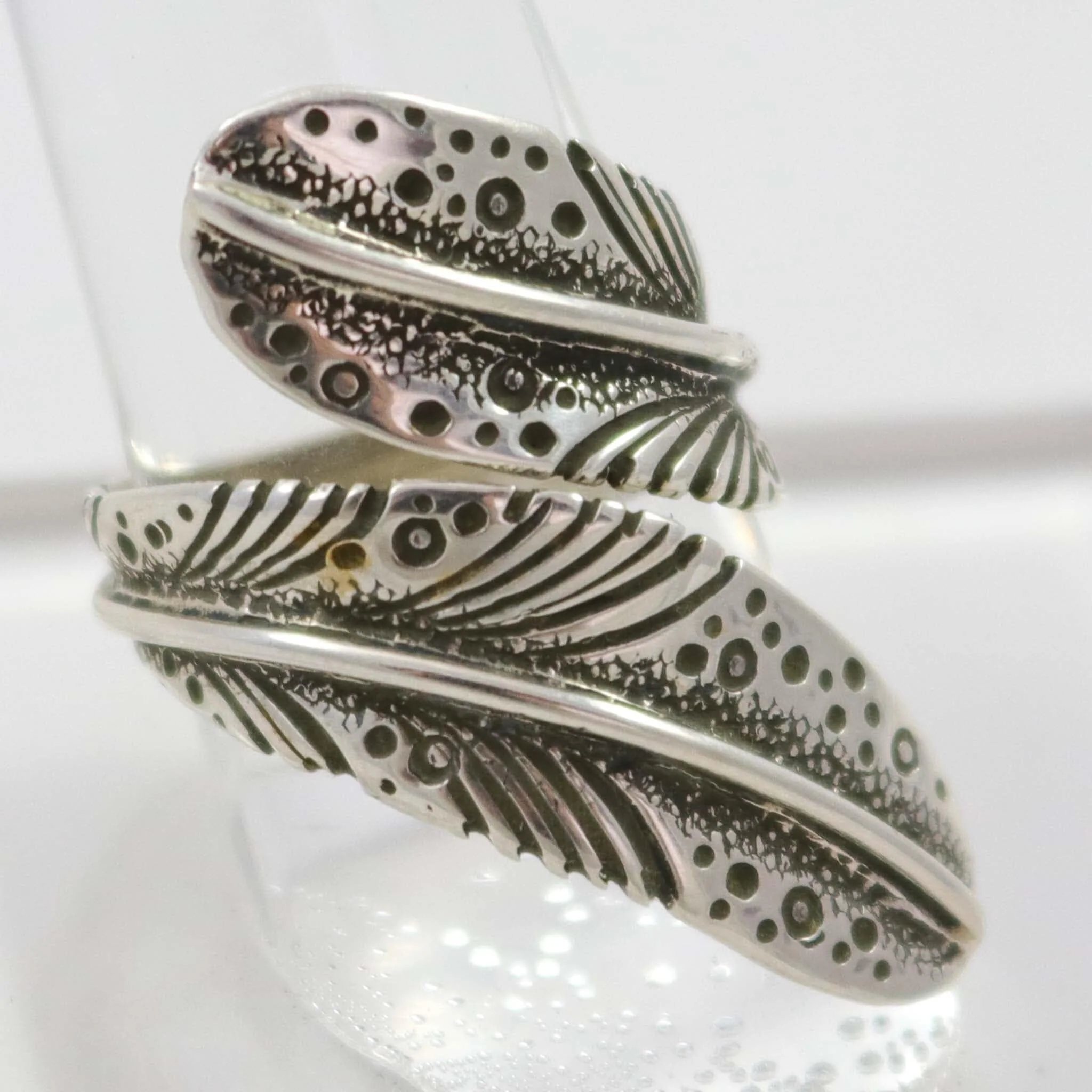 Silver Feather Ring - Image 2