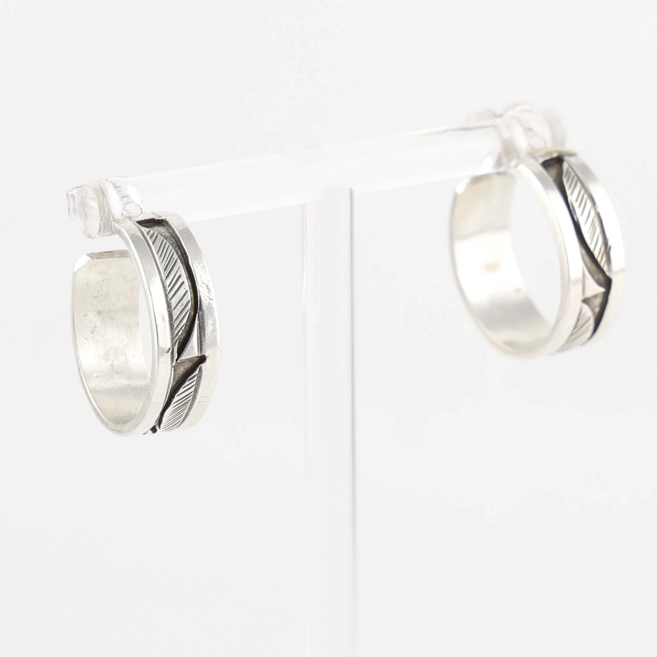 Silver Hoop Earrings