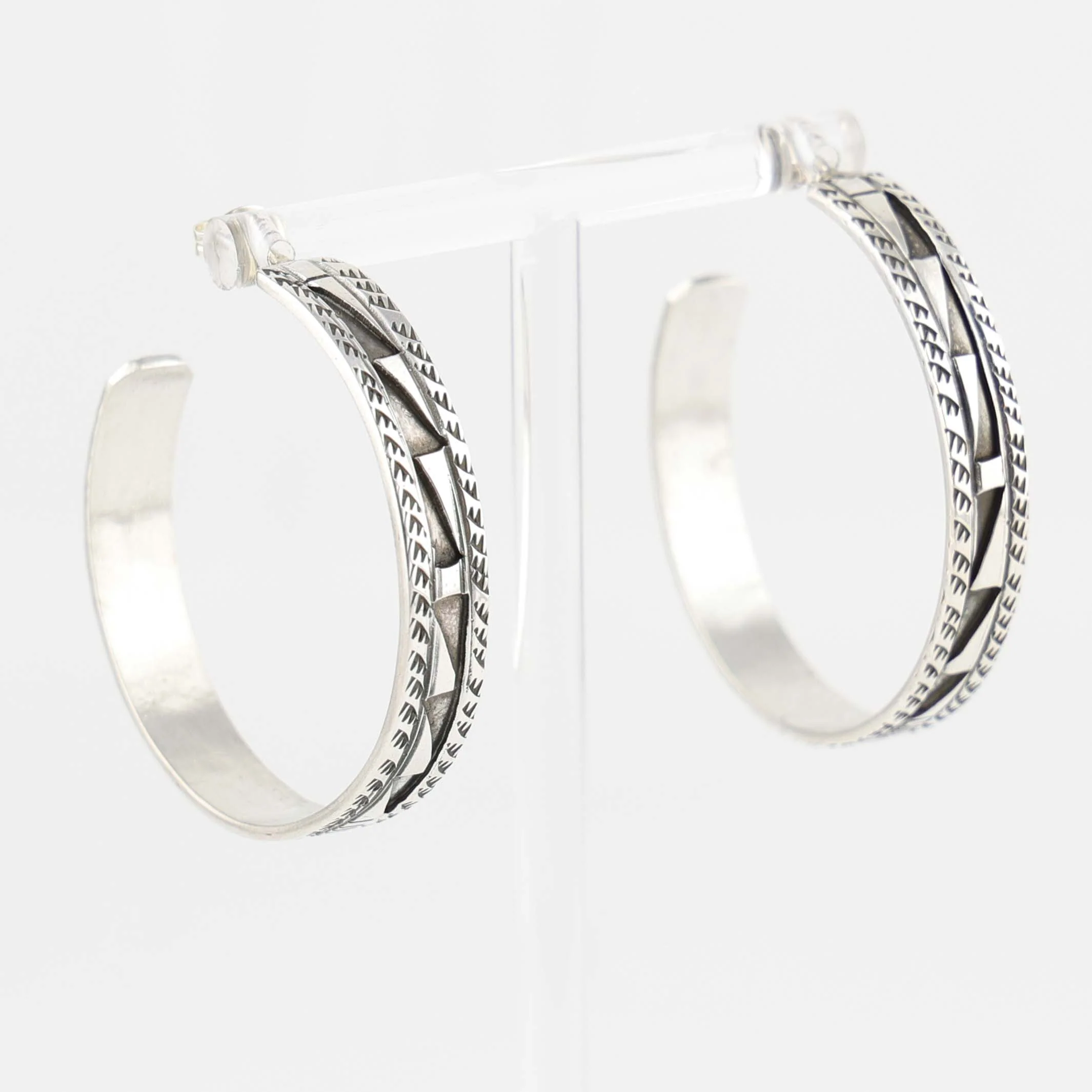 Silver Hoop Earrings