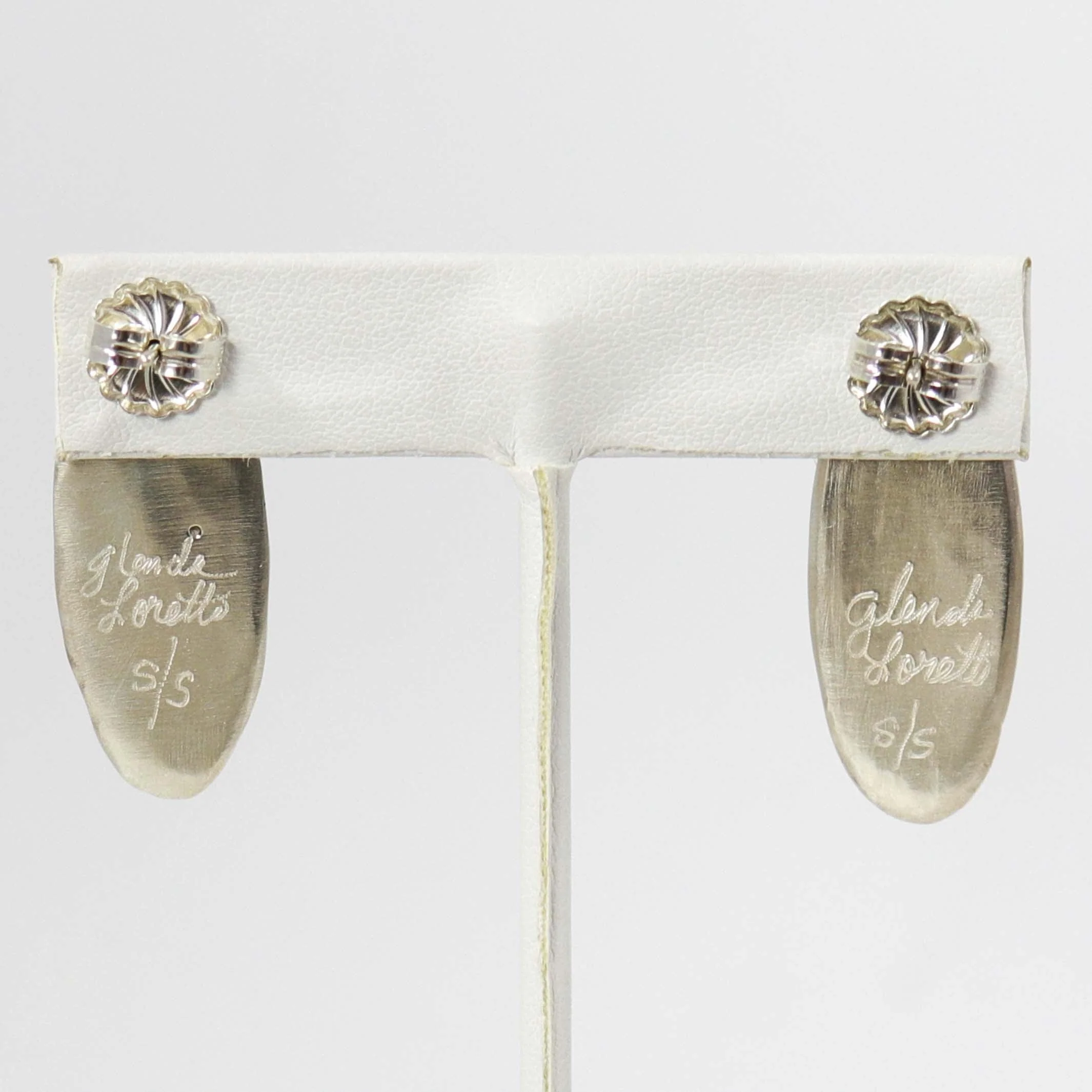 Silver Leaf Earrings - Image 2