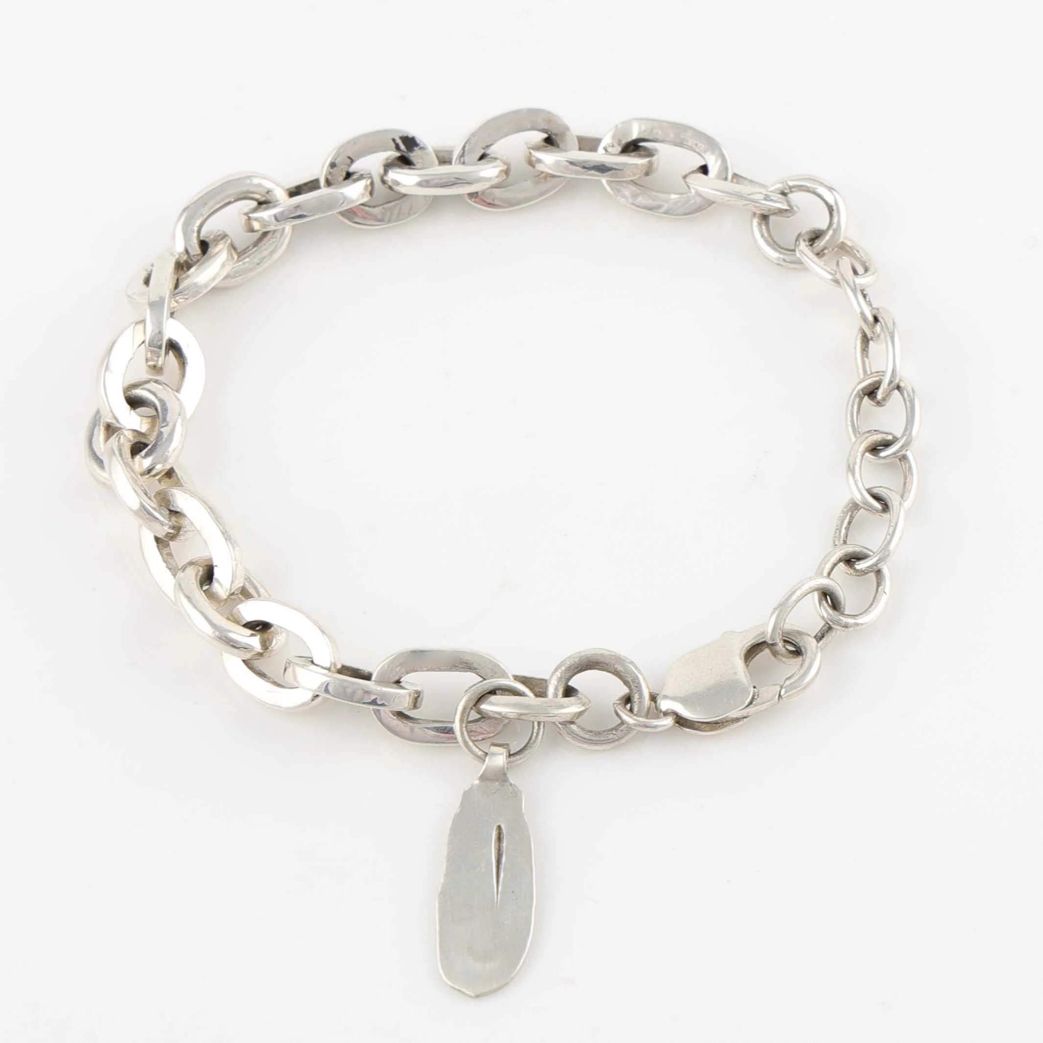 Silver Link Bracelet - Image 3