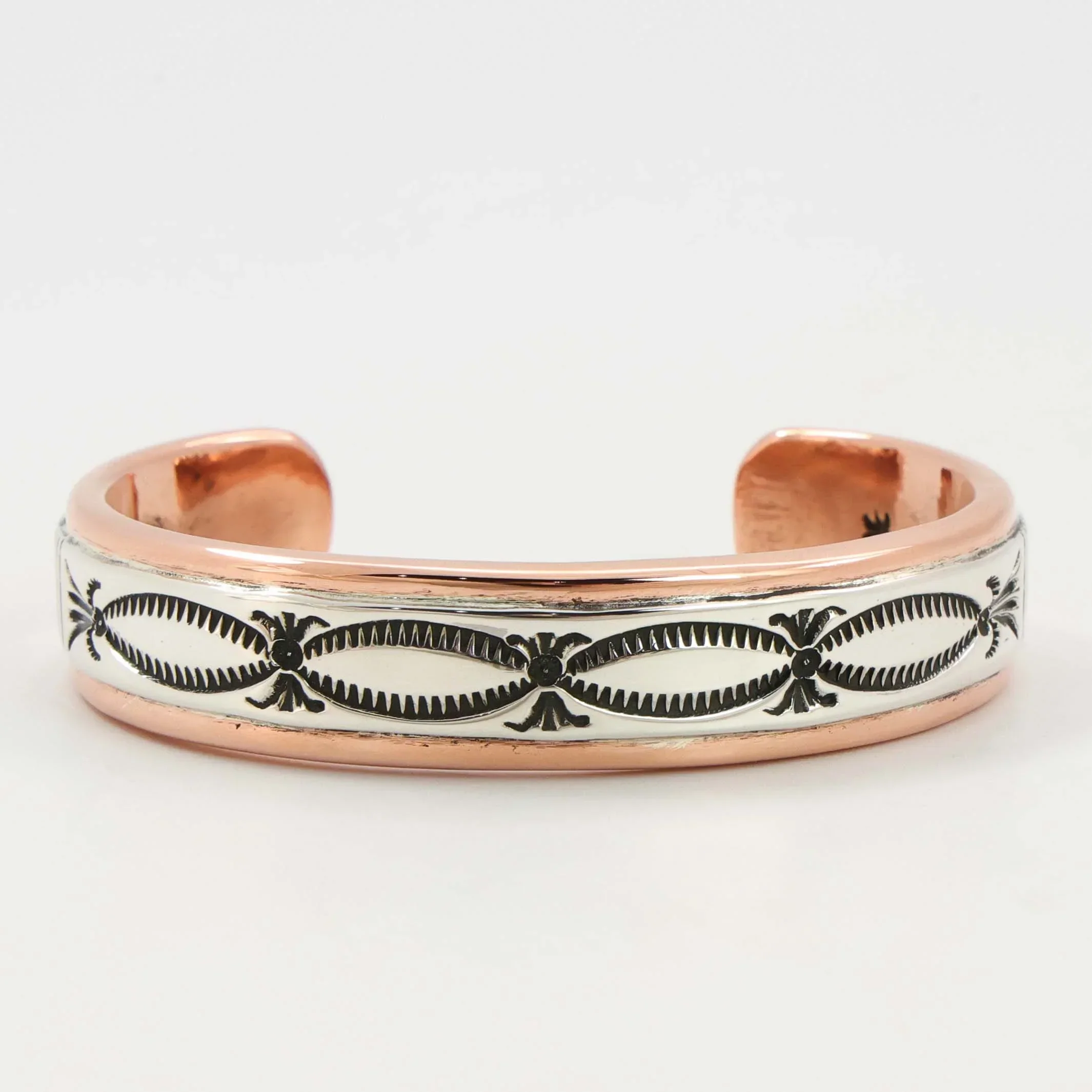 Silver on Copper Cuff