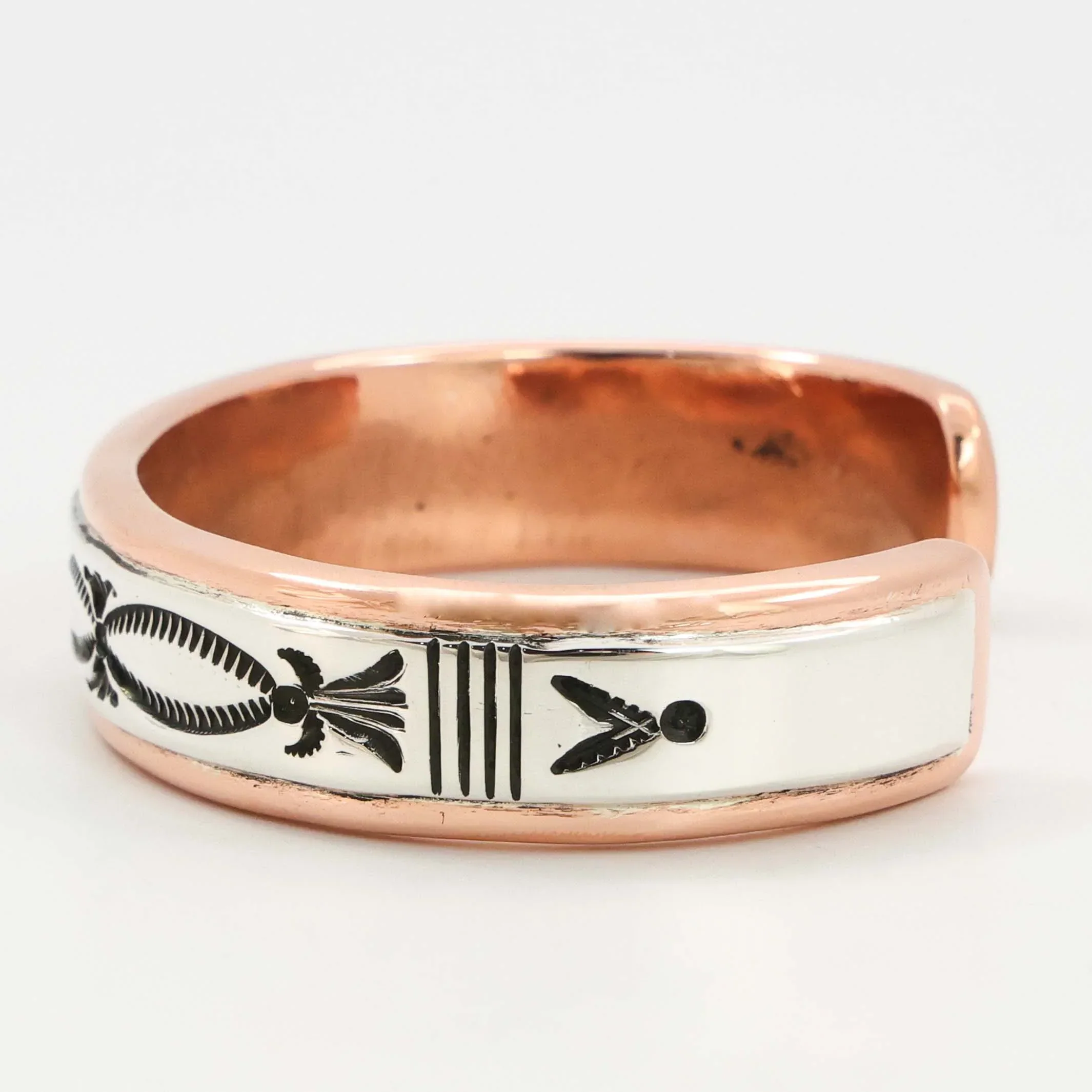 Silver on Copper Cuff - Image 2