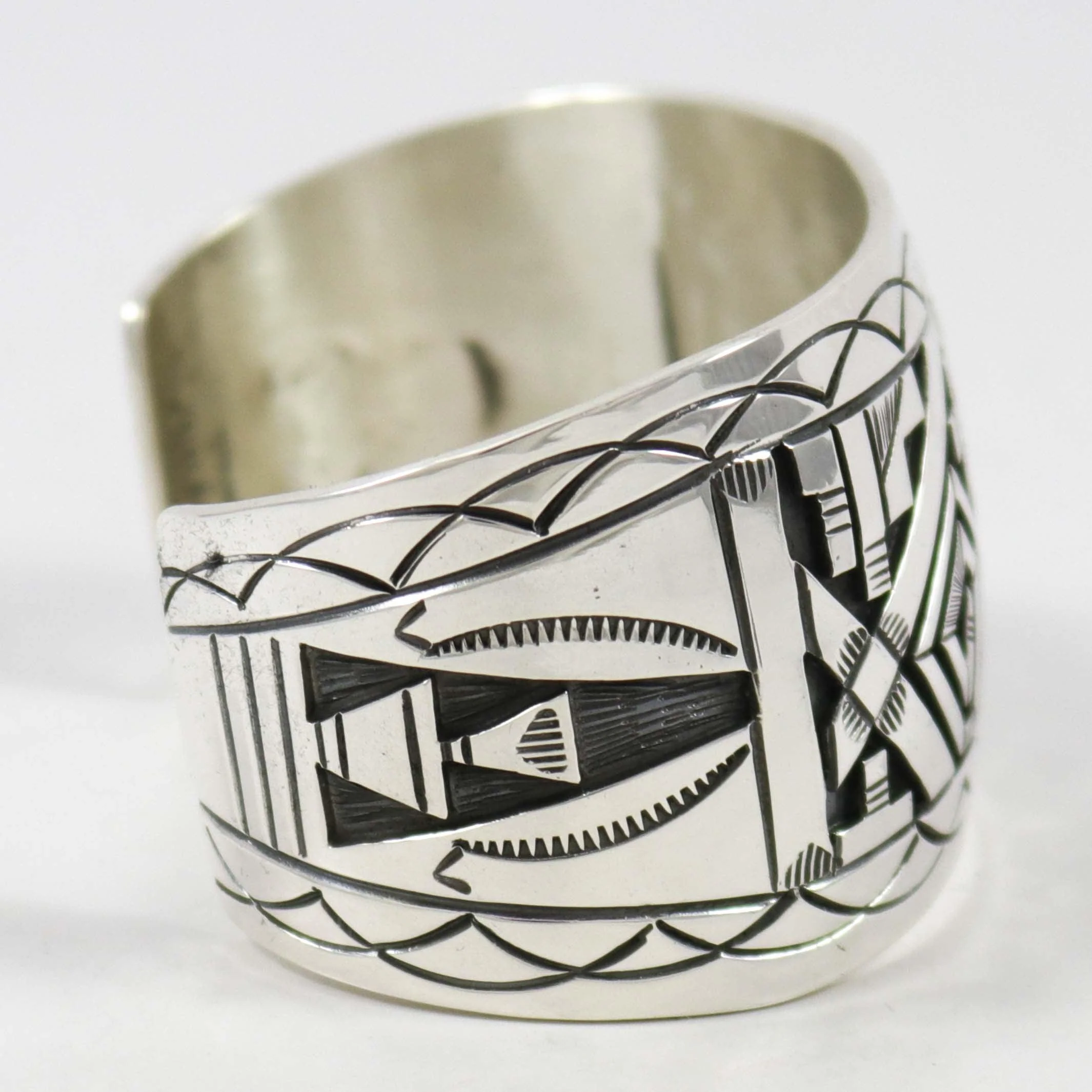 Silver Overlay Cuff - Image 5