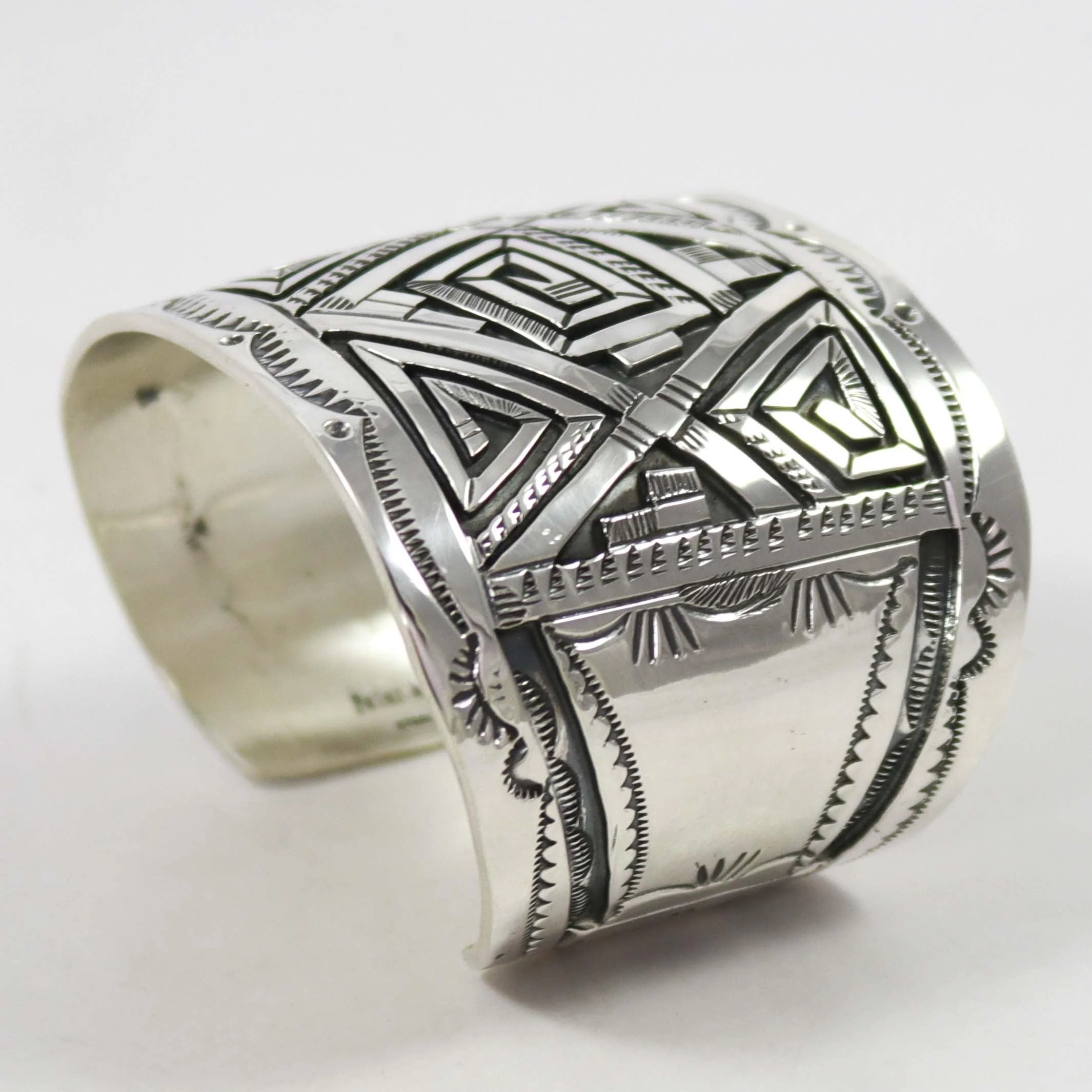 Silver Overlay Cuff - Image 5